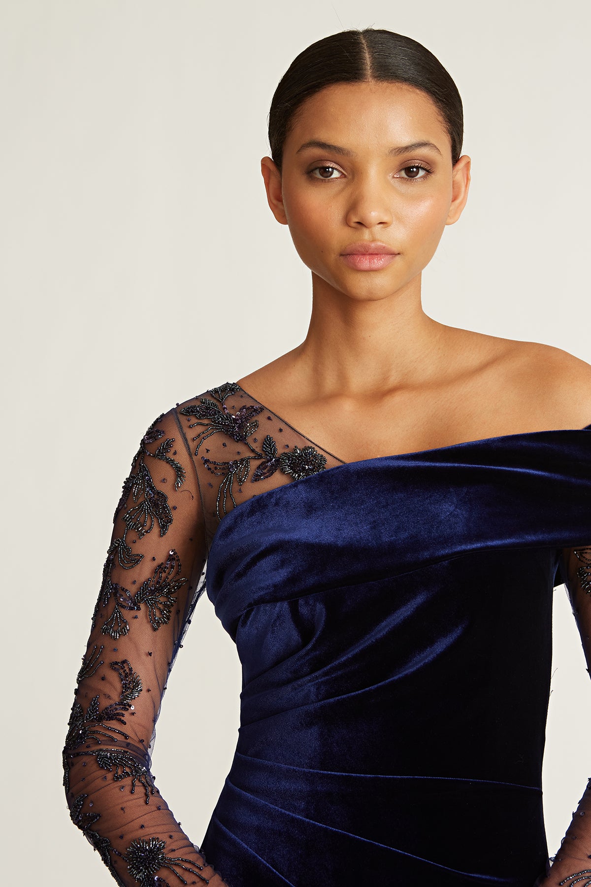 Sawyer Beaded Sleeve Gown