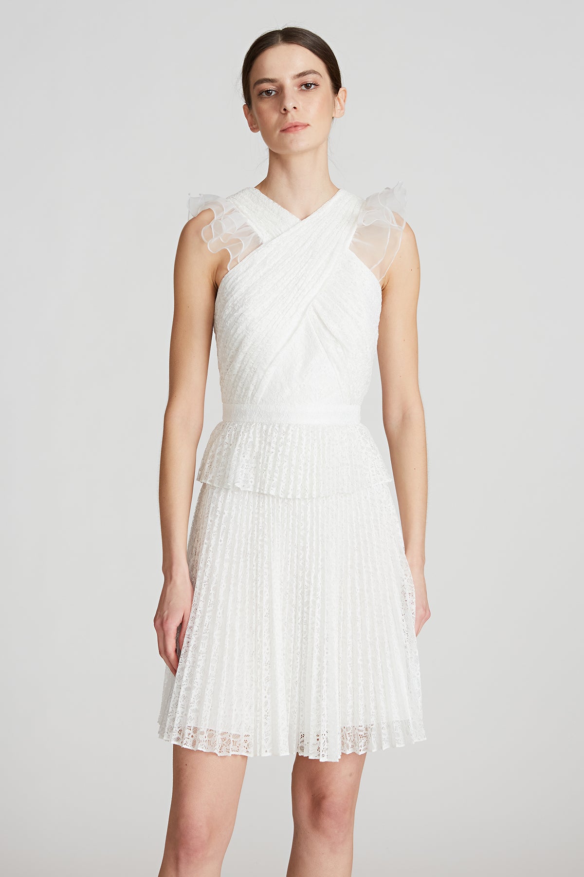 Brielle Pleated Cocktail Dress
