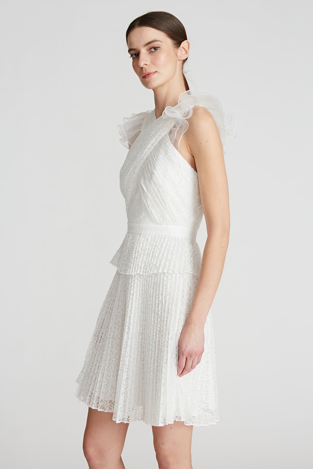 Brielle Pleated Cocktail Dress