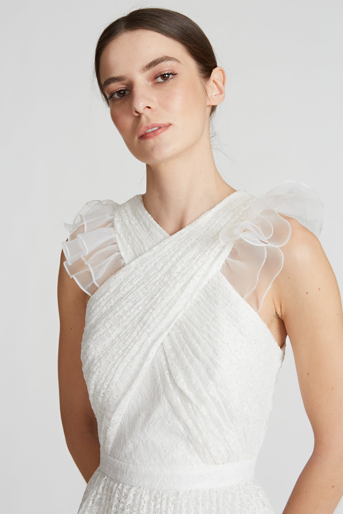 Brielle Pleated Cocktail Dress