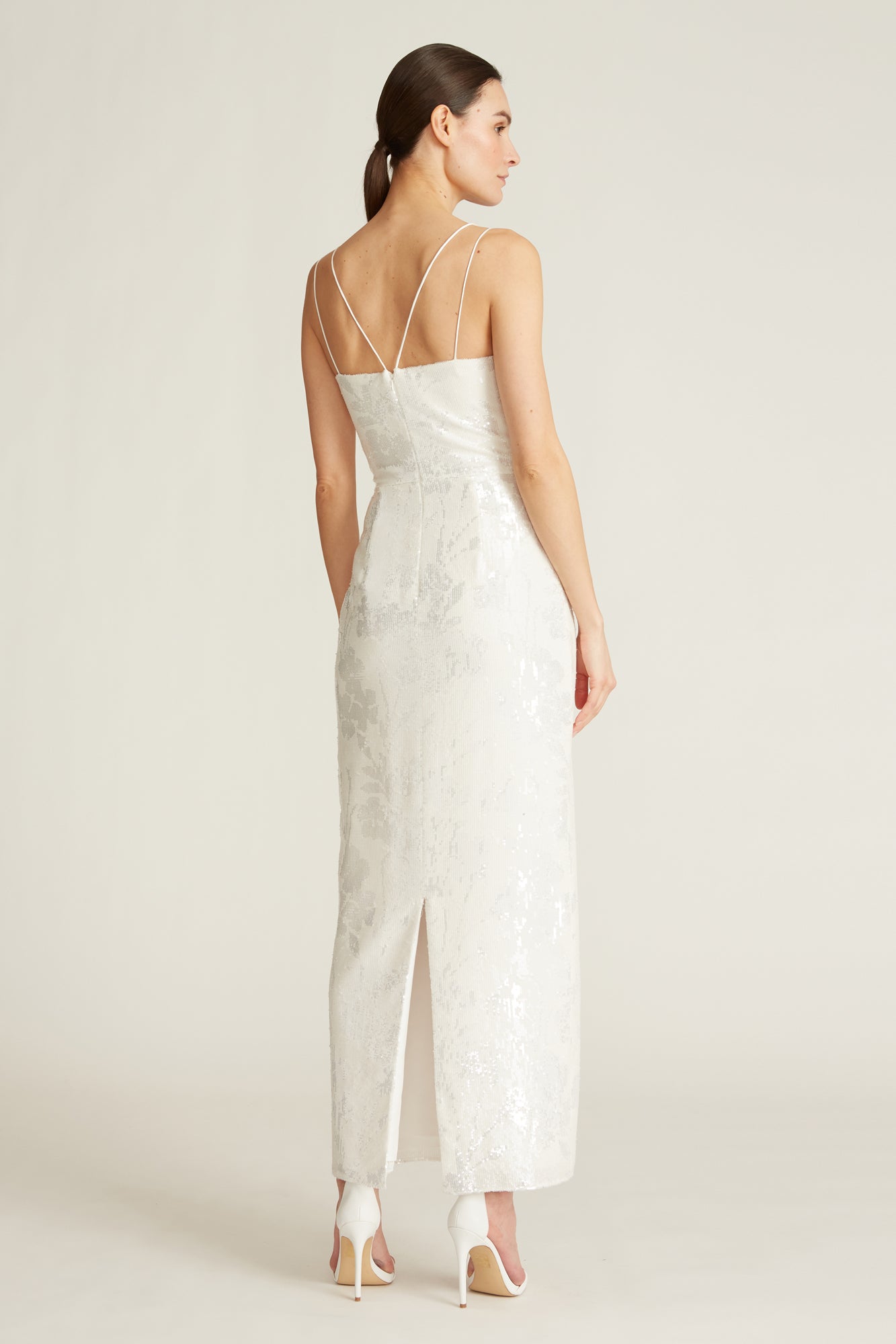 Saylor Sequin Cowl Dress