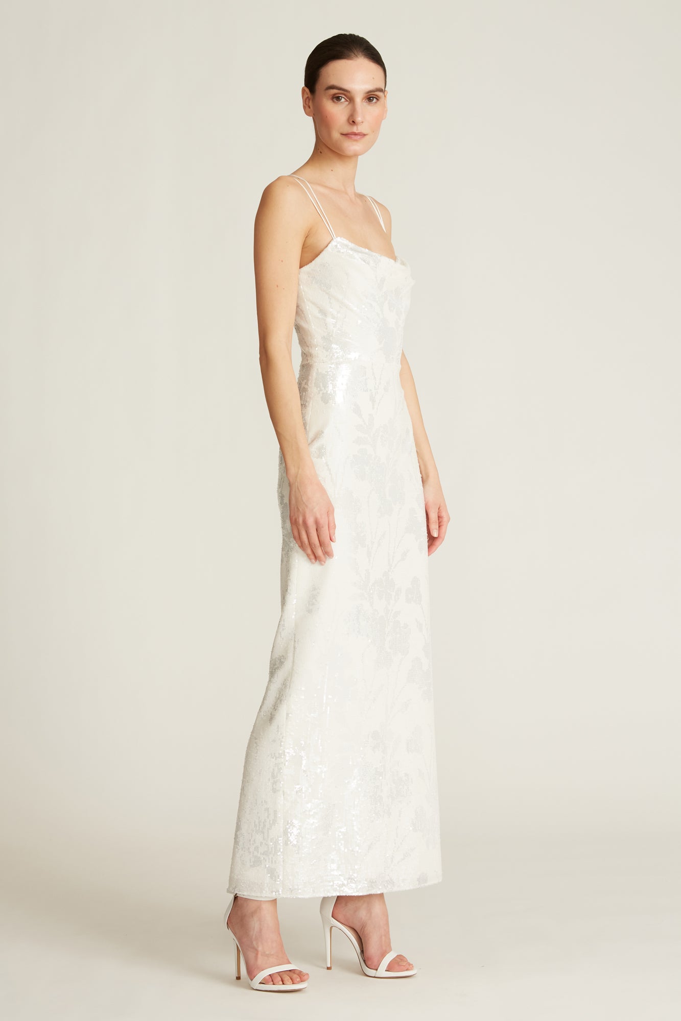 Saylor Sequin Cowl Dress