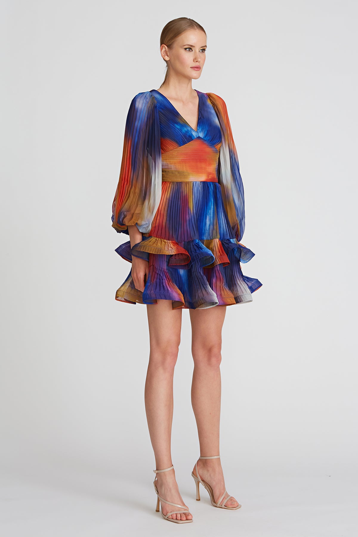 Deanna Pleated Cocktail Dress