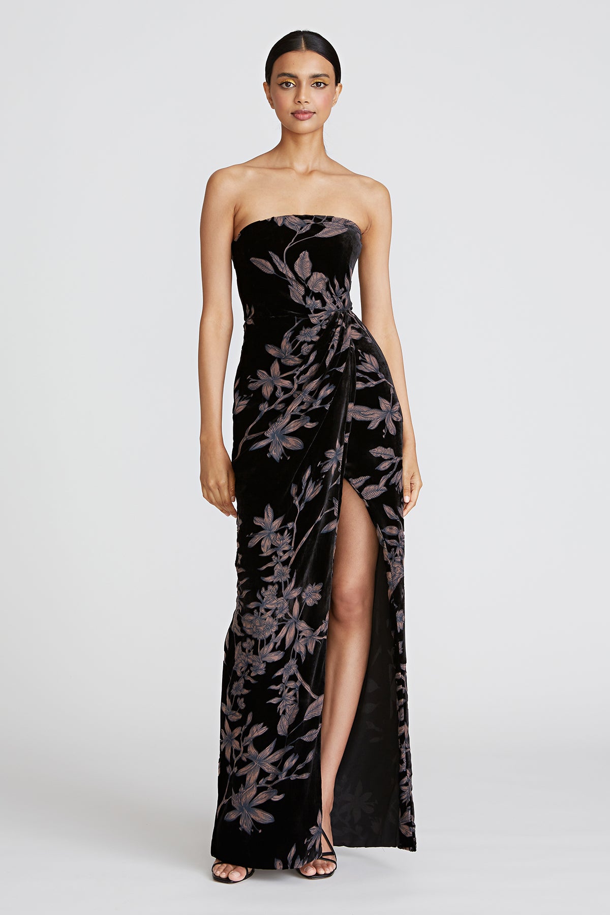 Janette Strapless Column Gown