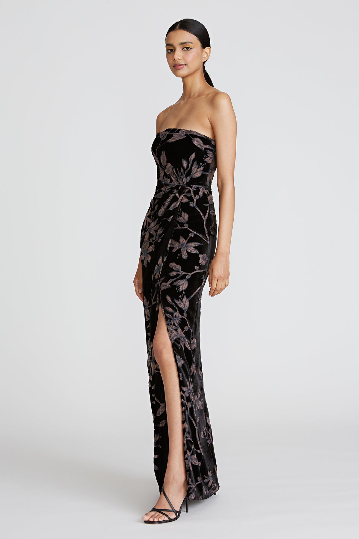 Janette Strapless Column Gown