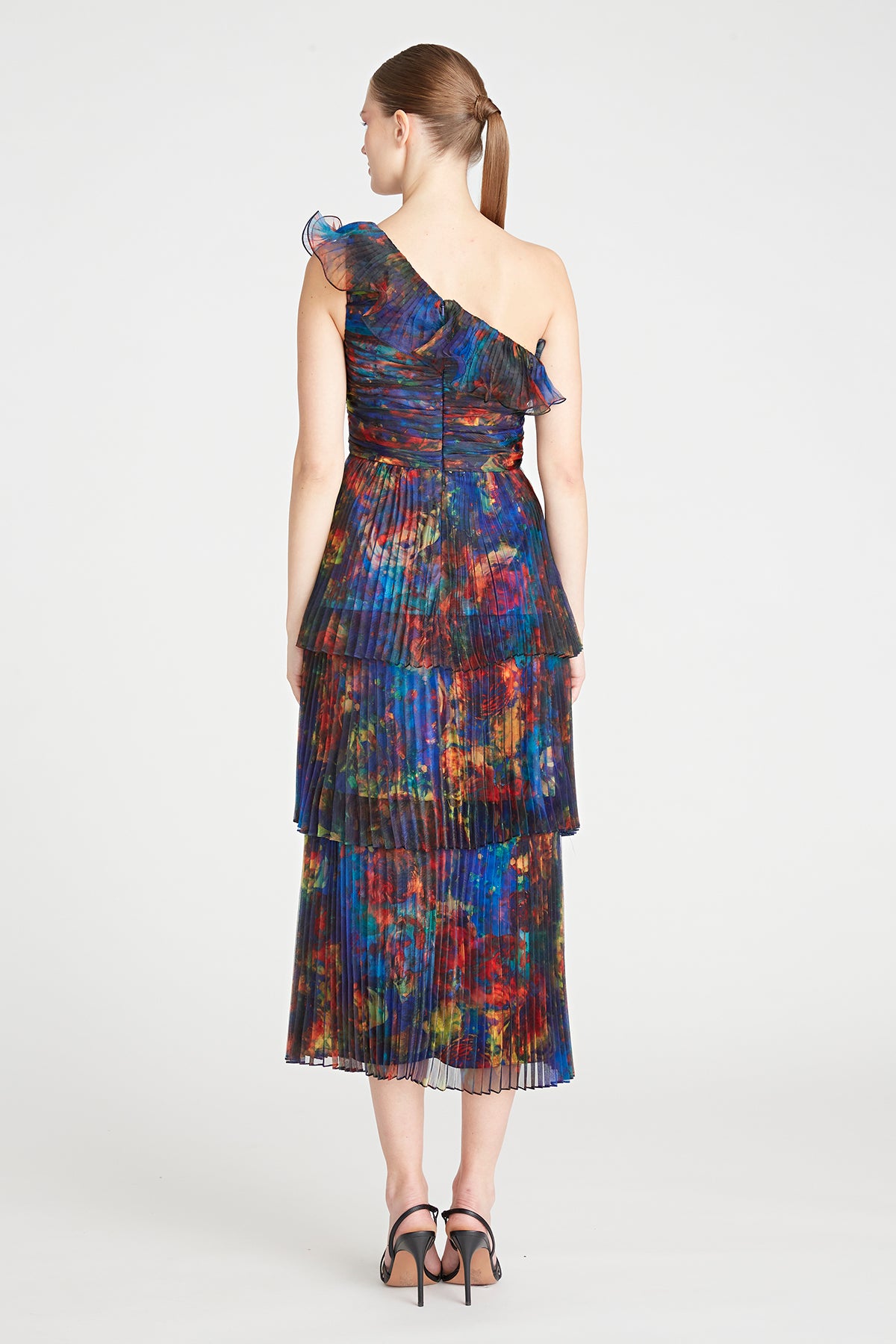 Galina 3-Tiered Midi Dress