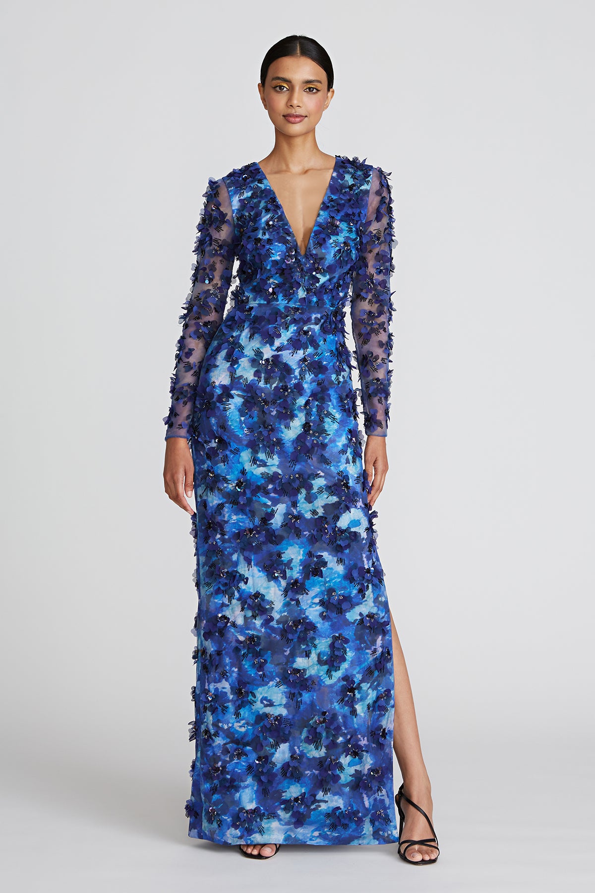 Cornelia Printed Petal Gown