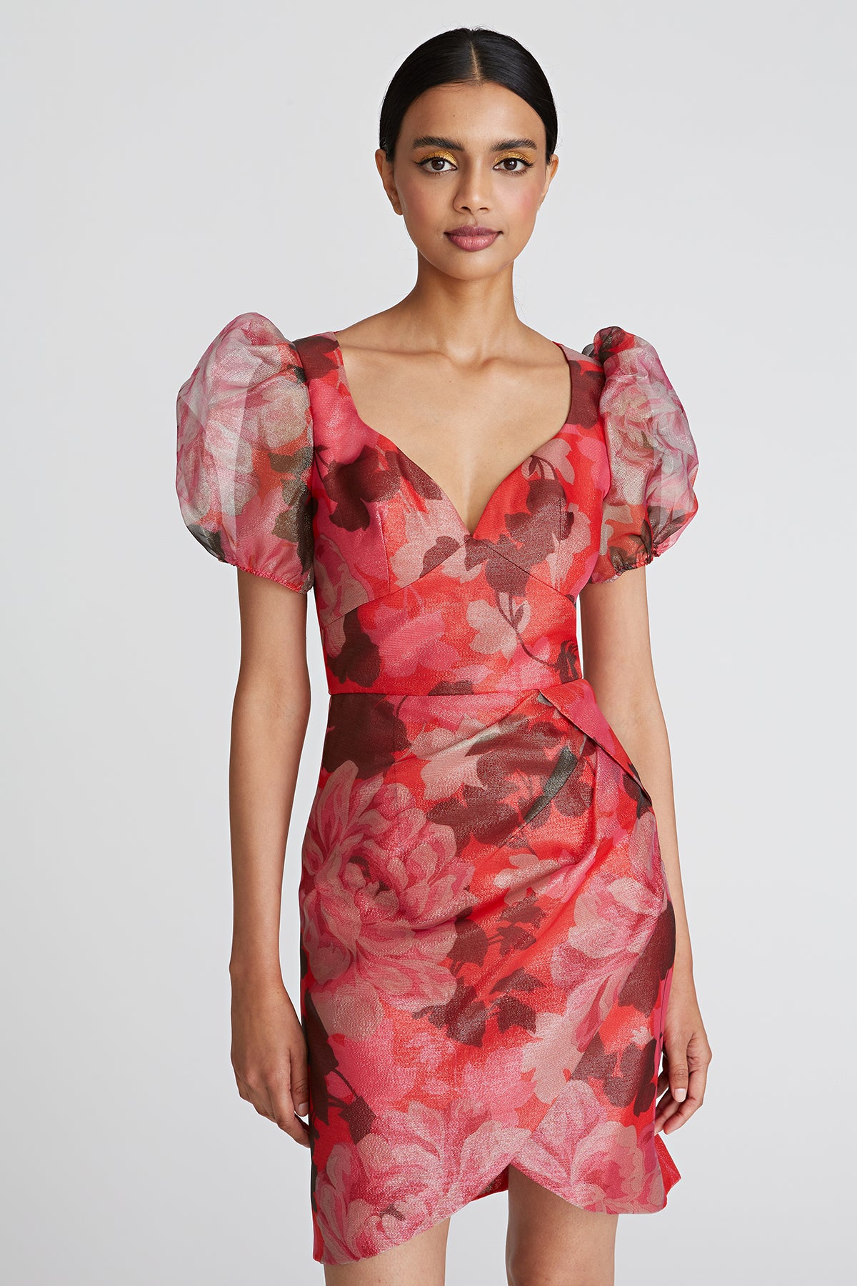 Sybille Puff Sleeve Cocktail