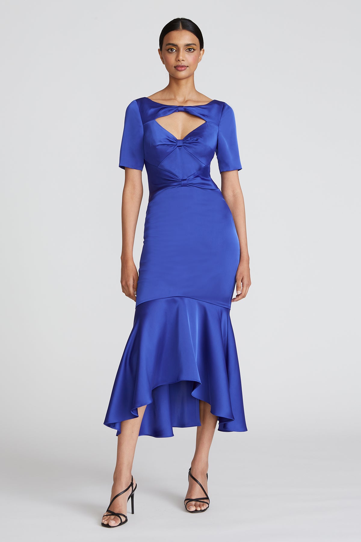 THEIA - Veronica Midi Dress in Clematis Blue THEIA - Veronica Midi Dress in Clematis Blue