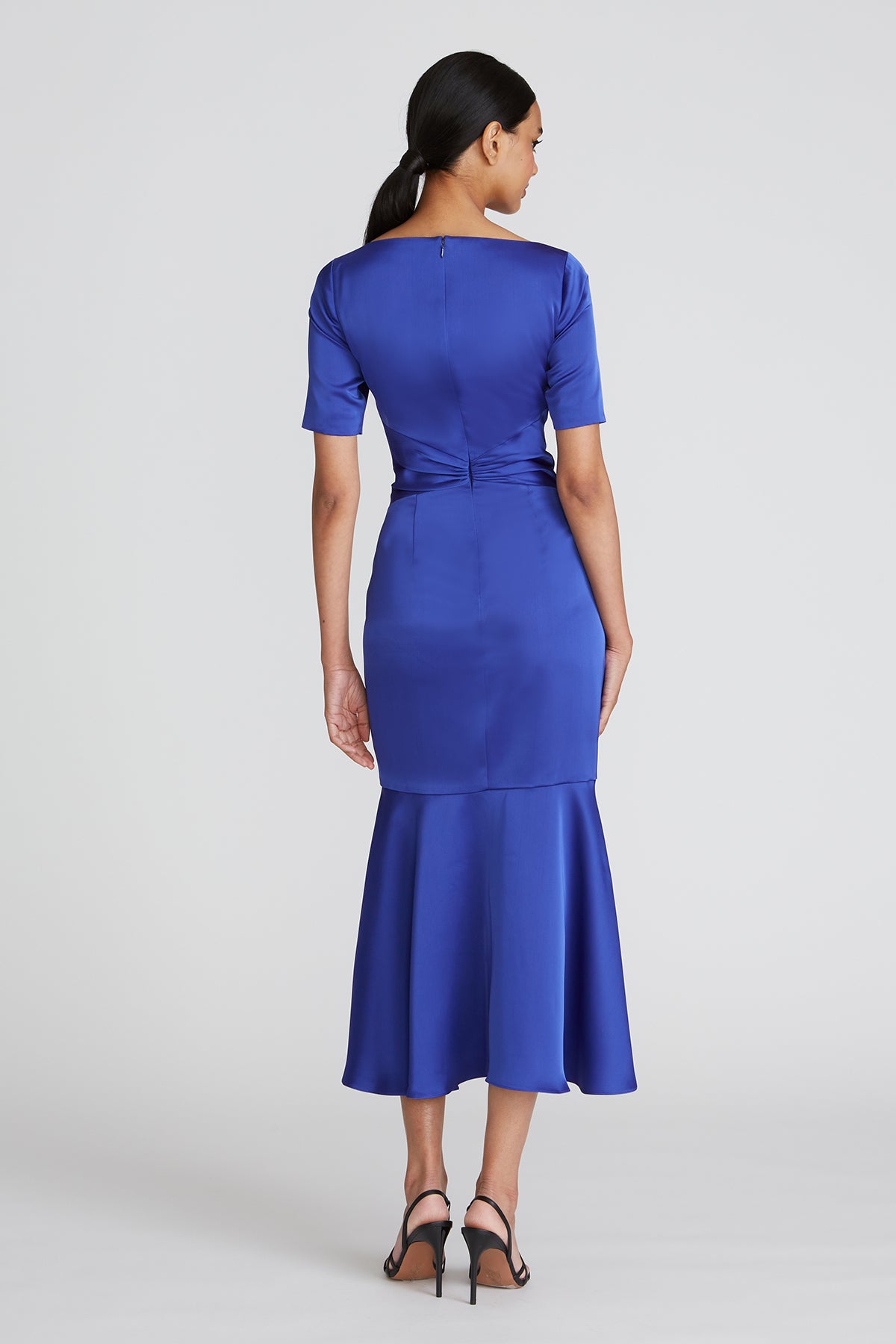 THEIA - Veronica Midi Dress in Clematis Blue THEIA - Veronica Midi Dress in Clematis Blue