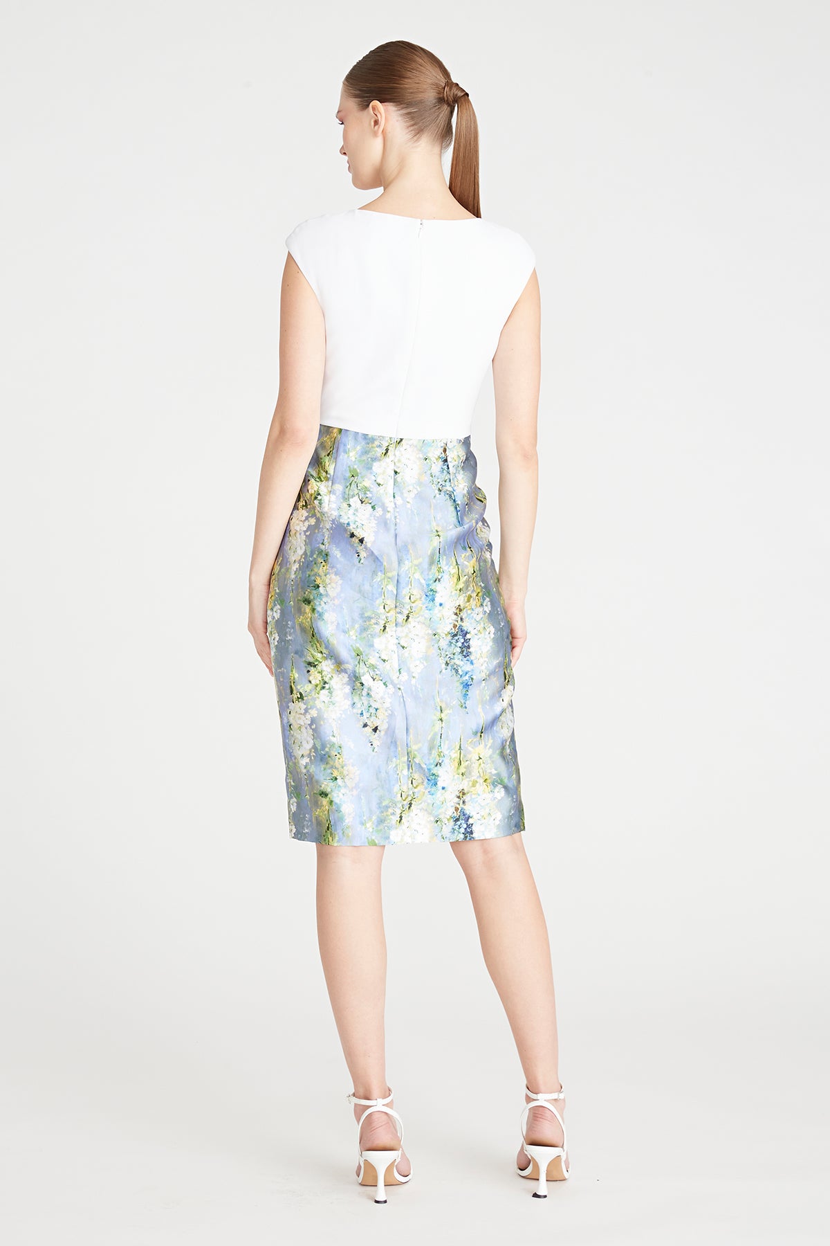 Helga Crepe And Mikado Dress
