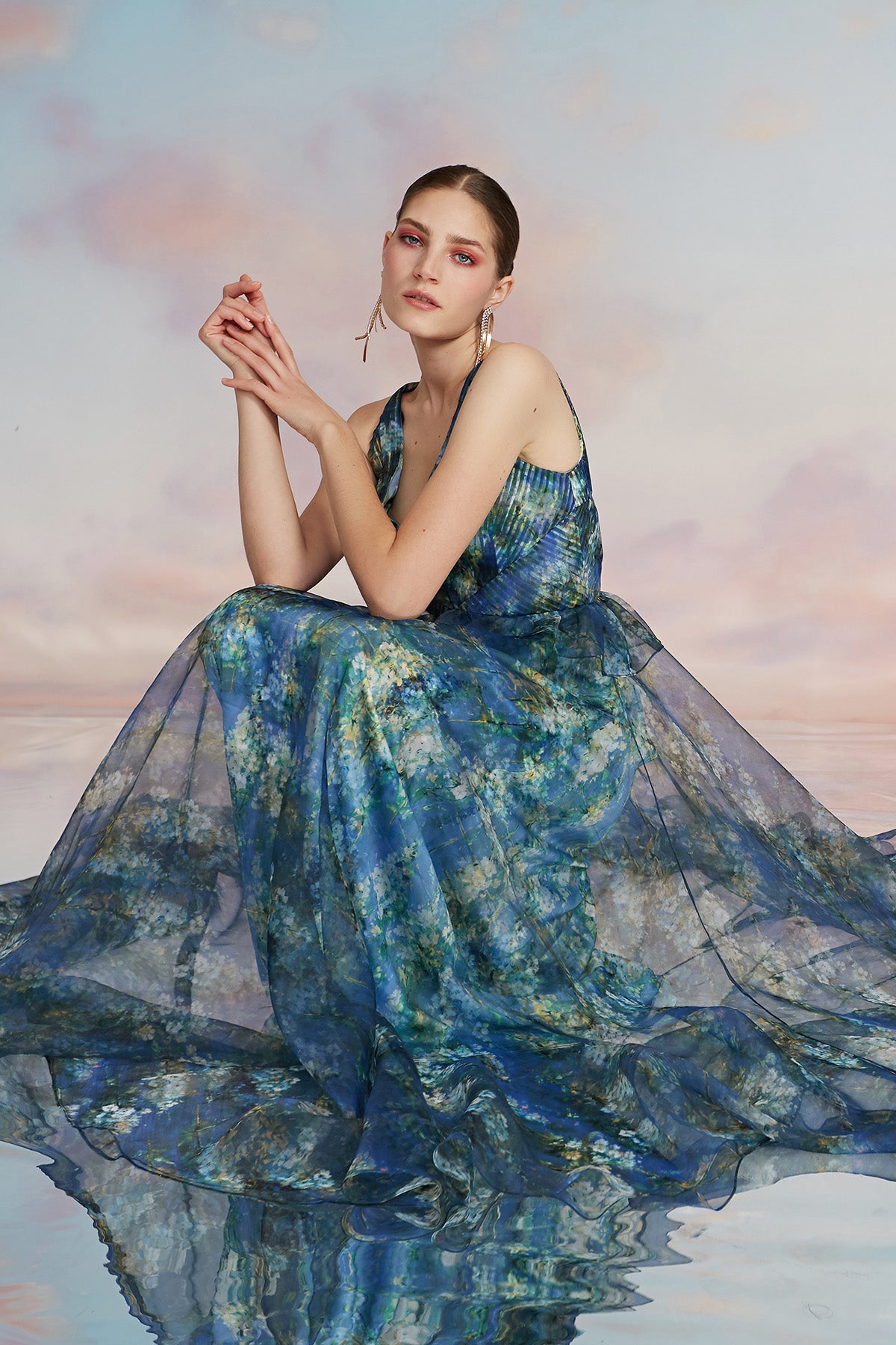 Antoinette V Neck Gown