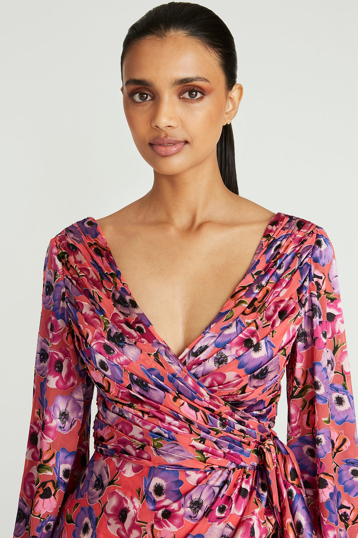 Monika Draped Cocktail Dress