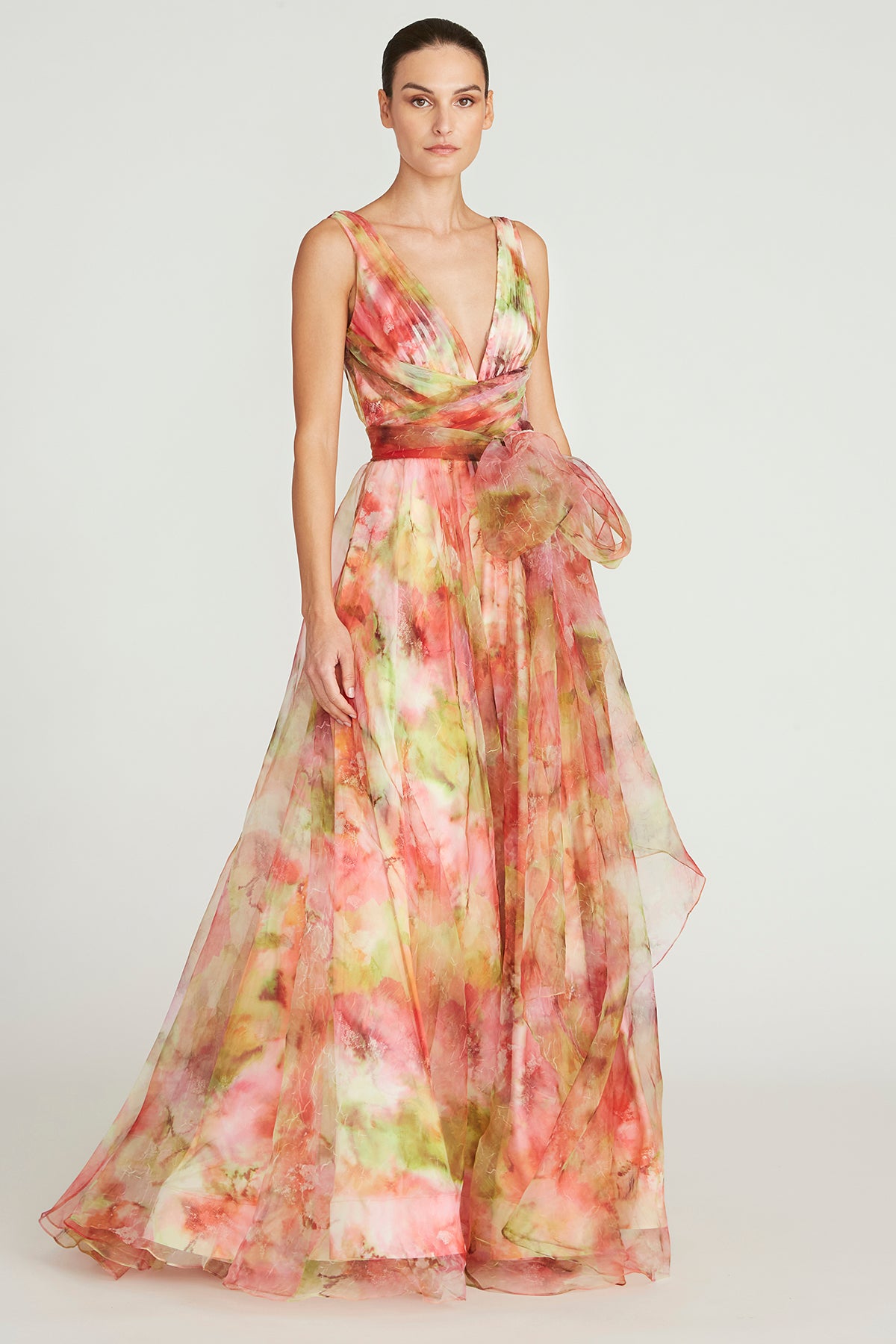 Faye A-Line Gown With Bow