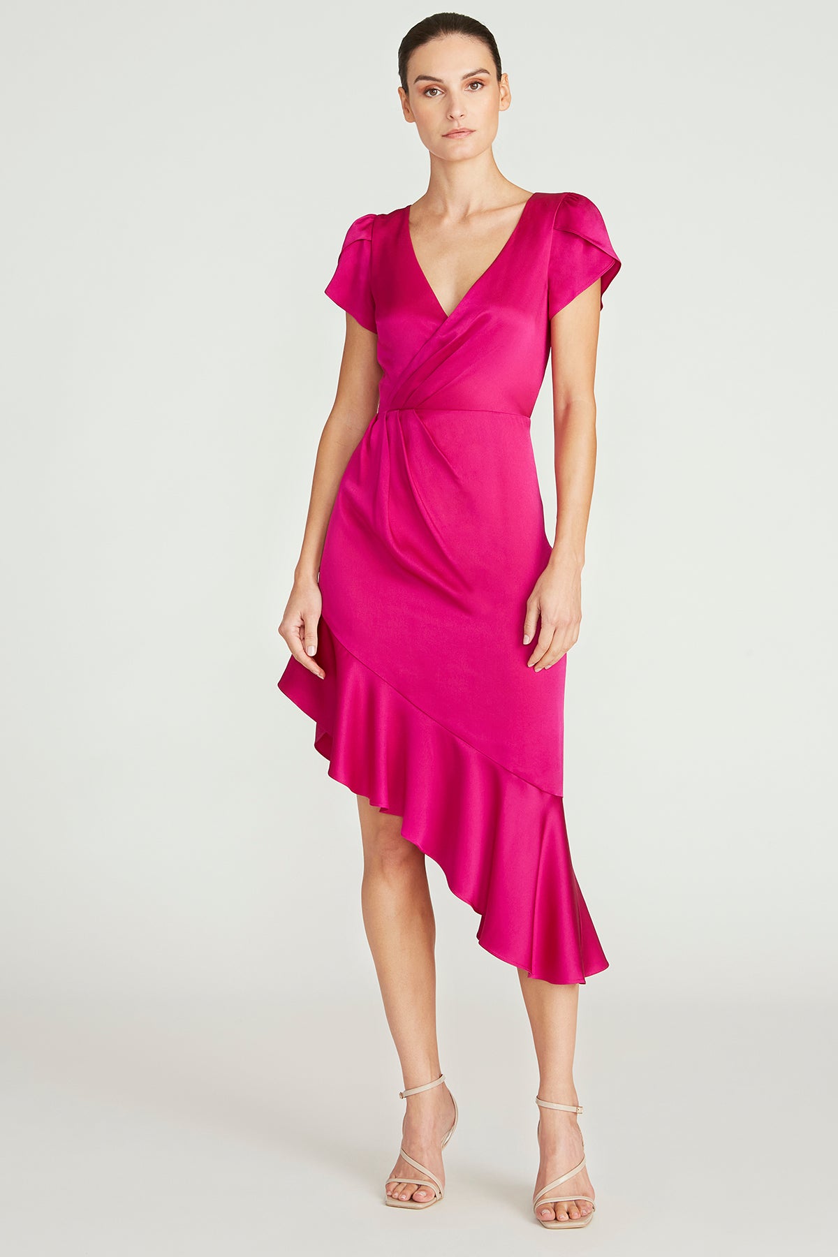 Lisette Ruffled Cocktail Dress
