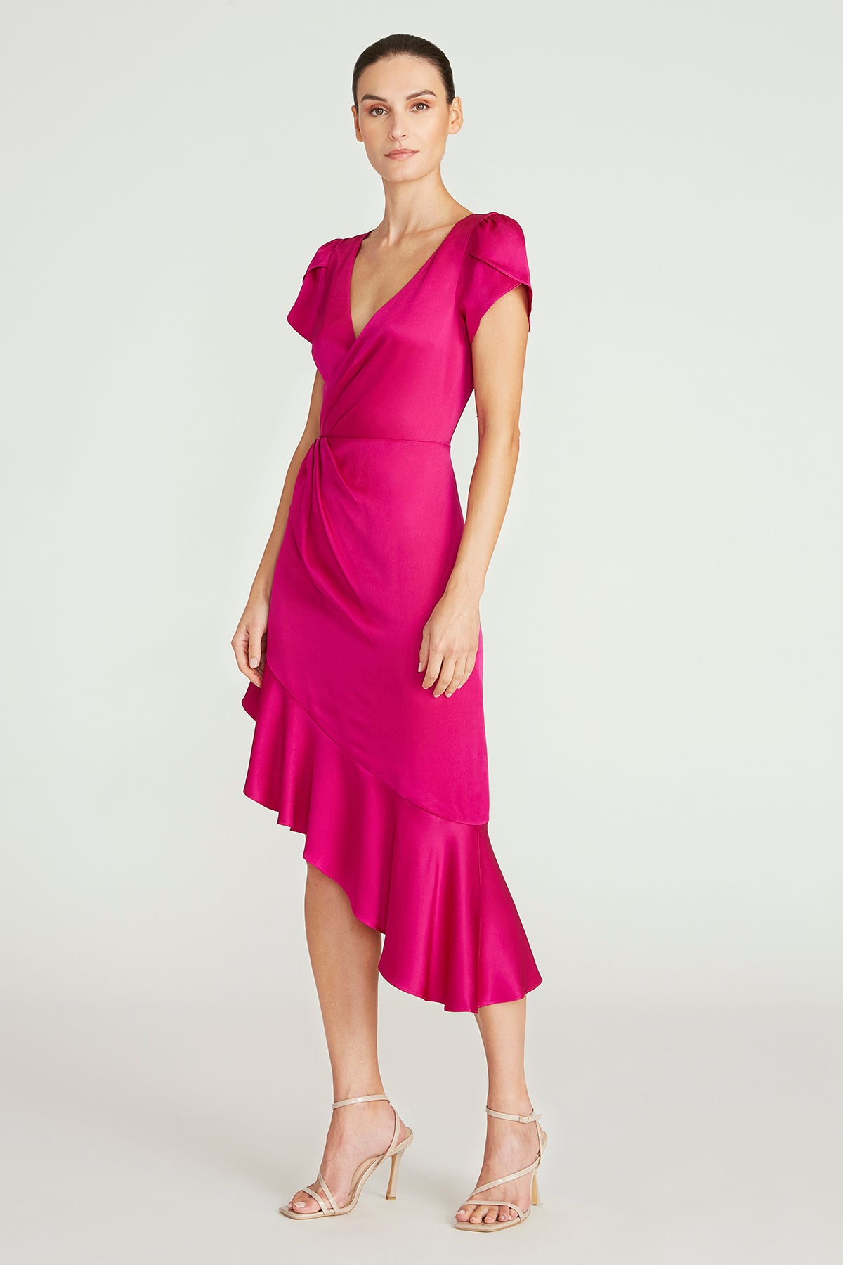 Lisette Ruffled Cocktail Dress