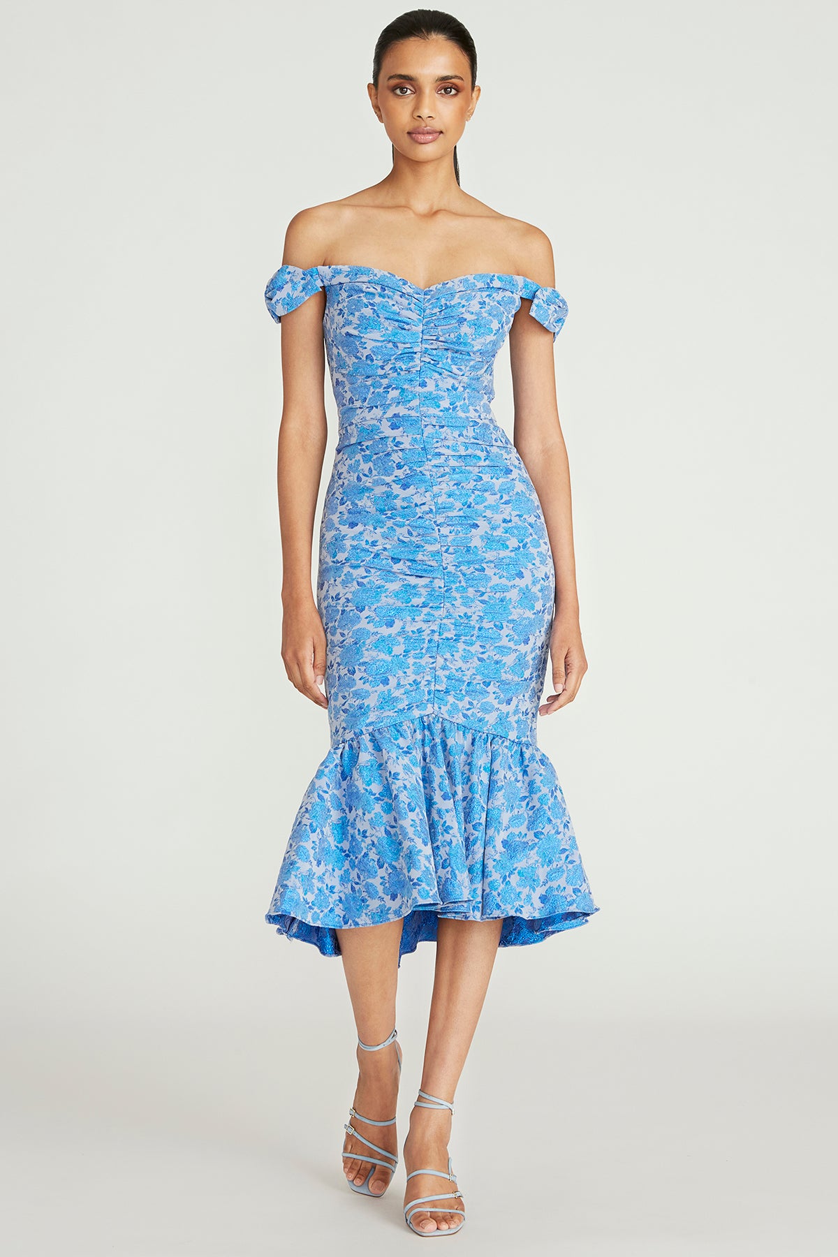 Eliza Ruched Cocktail Dress