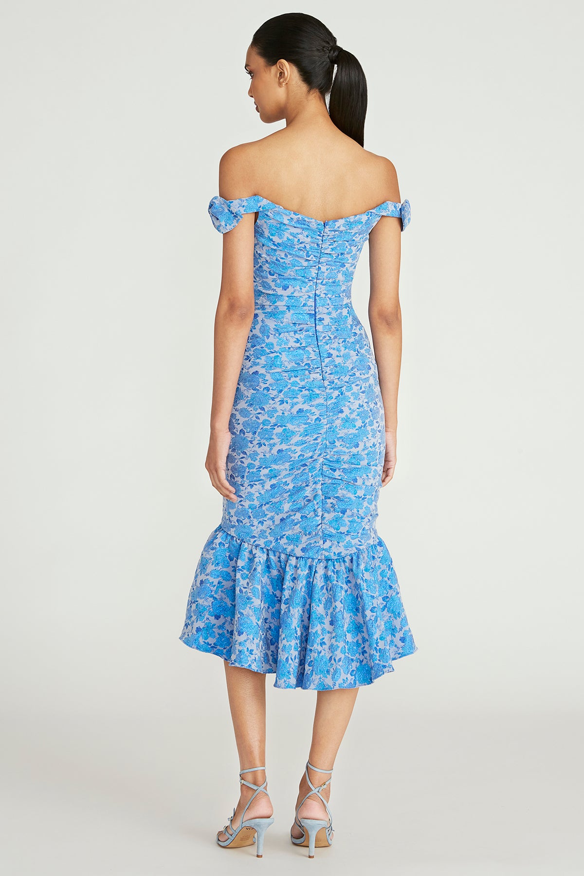 Eliza Ruched Cocktail Dress