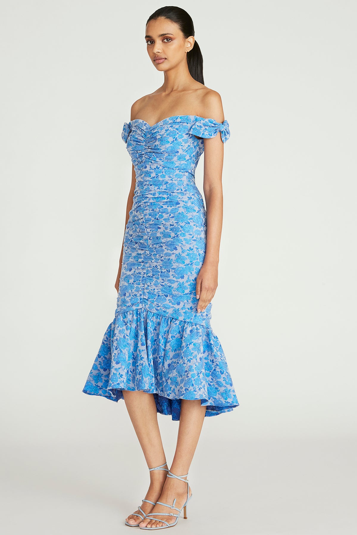 Eliza Ruched Cocktail Dress