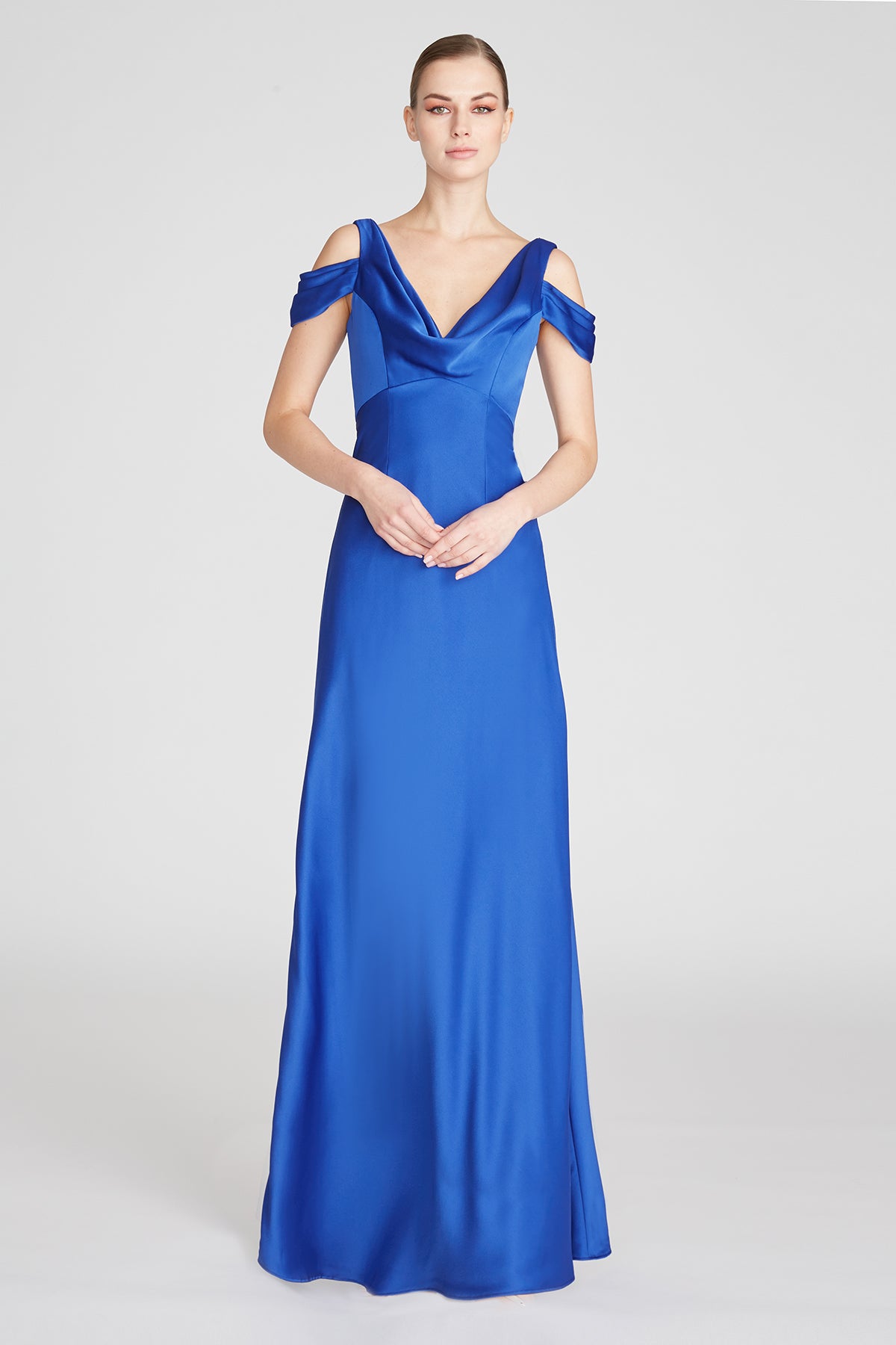 Lina Cowl Neck Gown