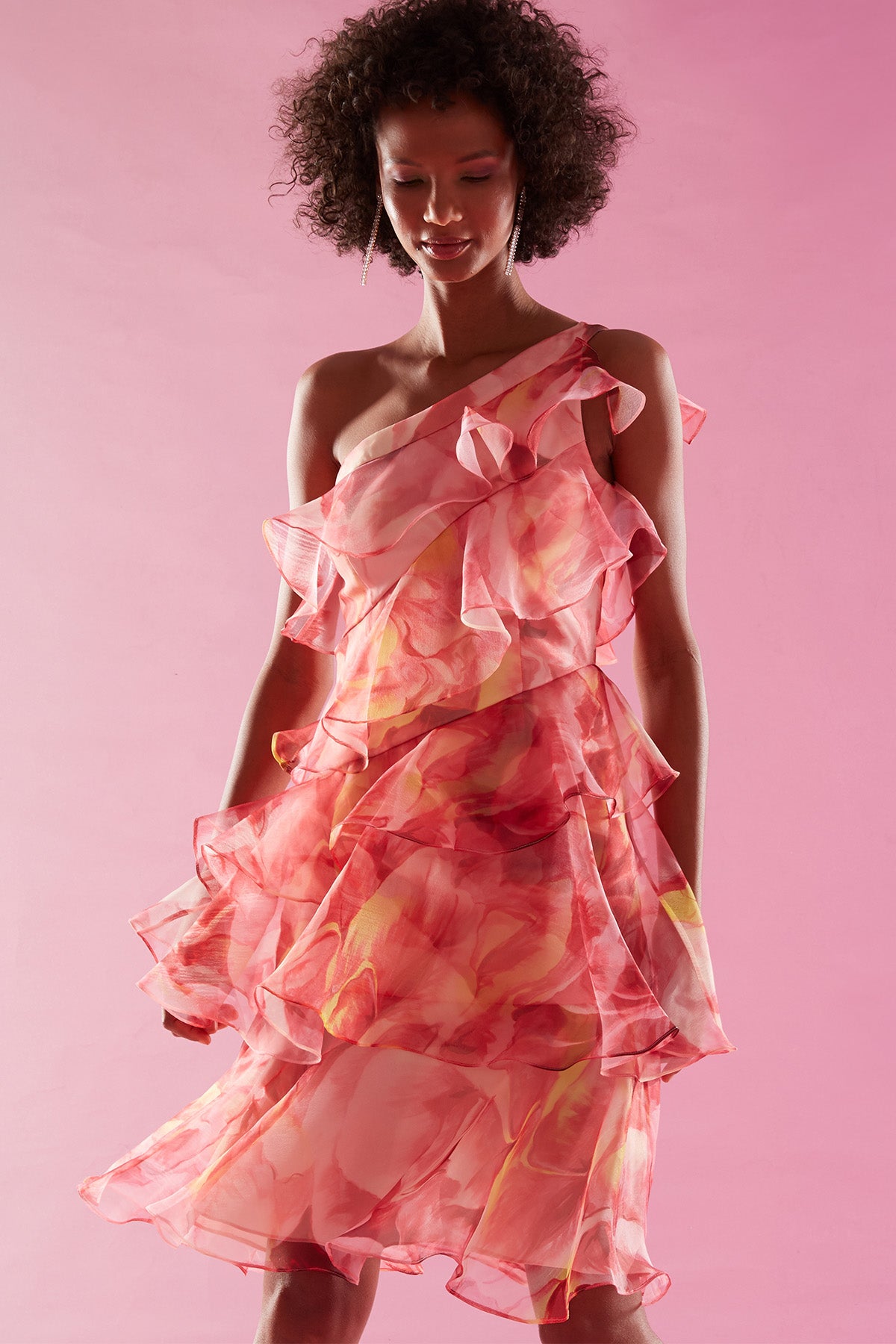 tiered cocktail dresses Cocktail dress with tiered skirt