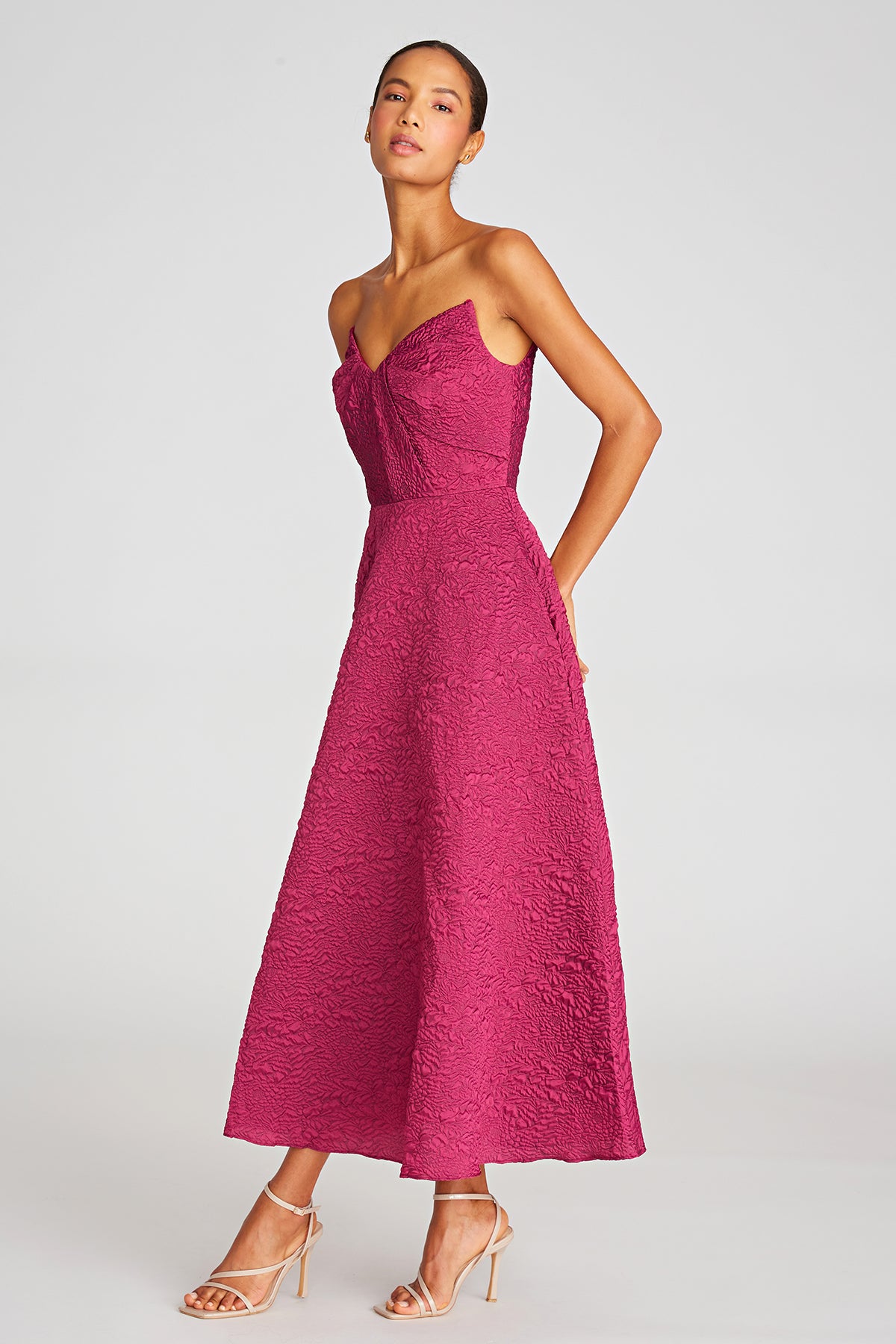 Ellie A Line Midi Dress