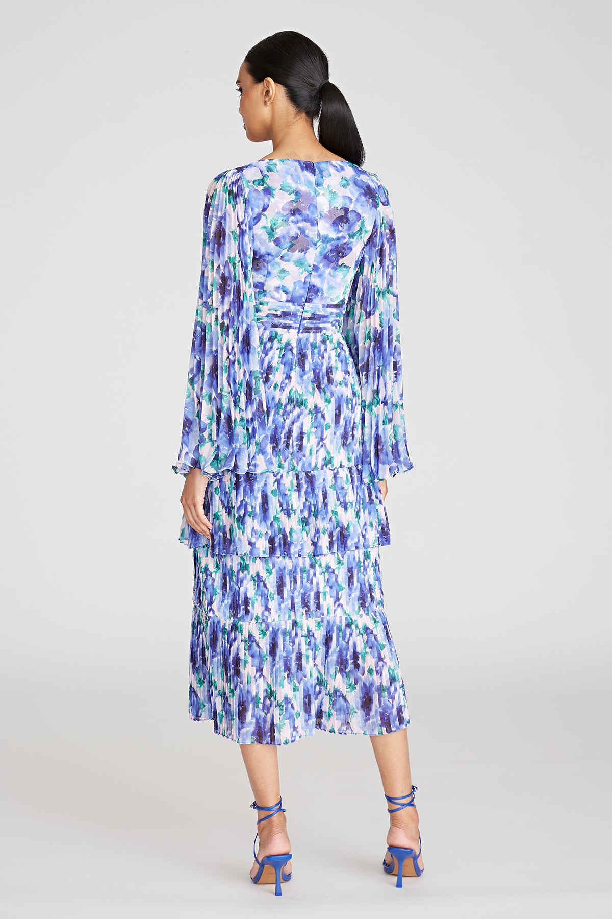 Gemma Pleated Midi Dress