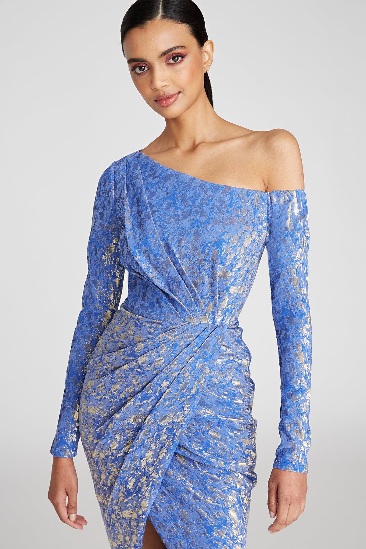 Alina One Shoulder Dress THEIA Alina One Shoulder Dress THEIA