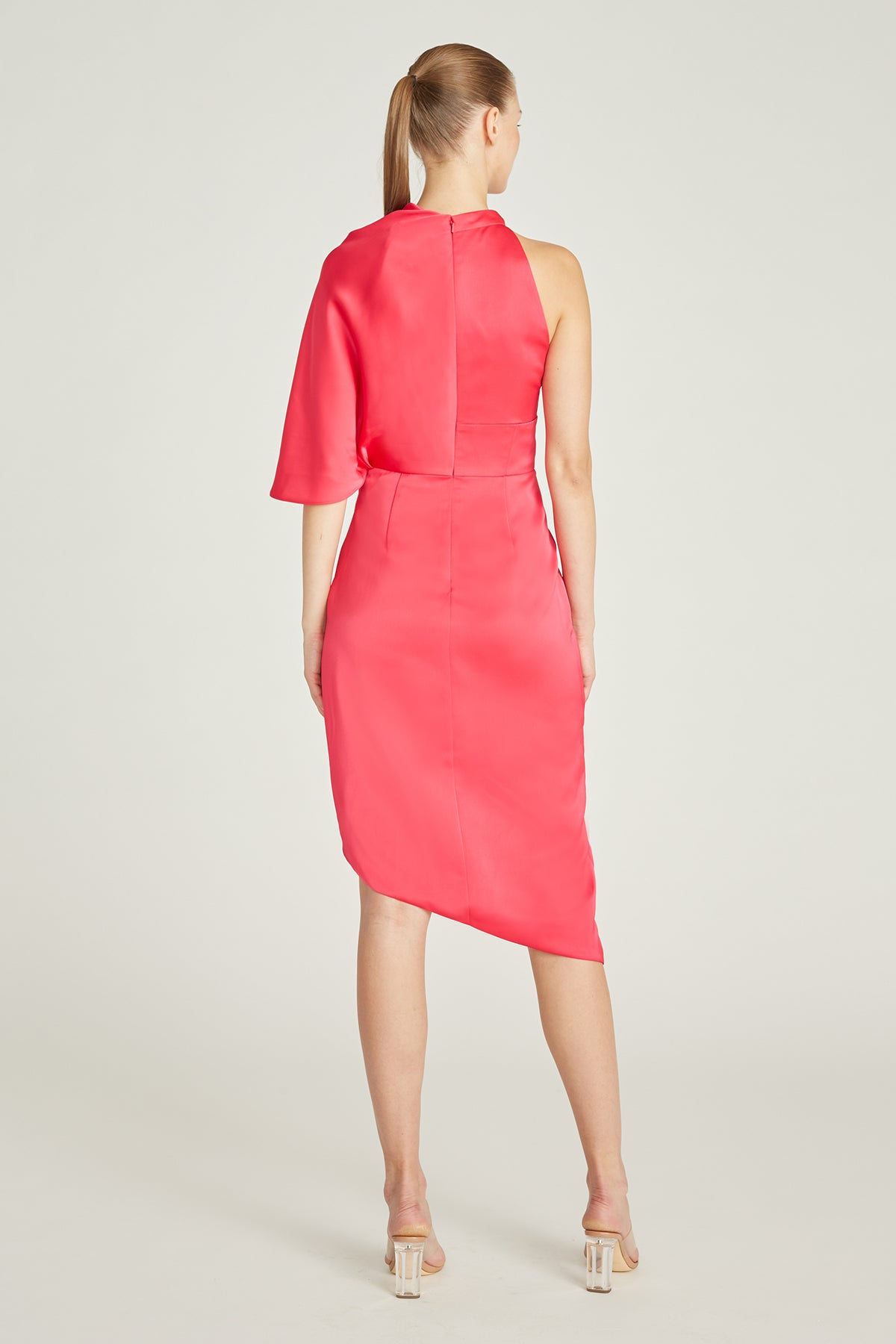 Bria Cape Wrap Cocktail Dress