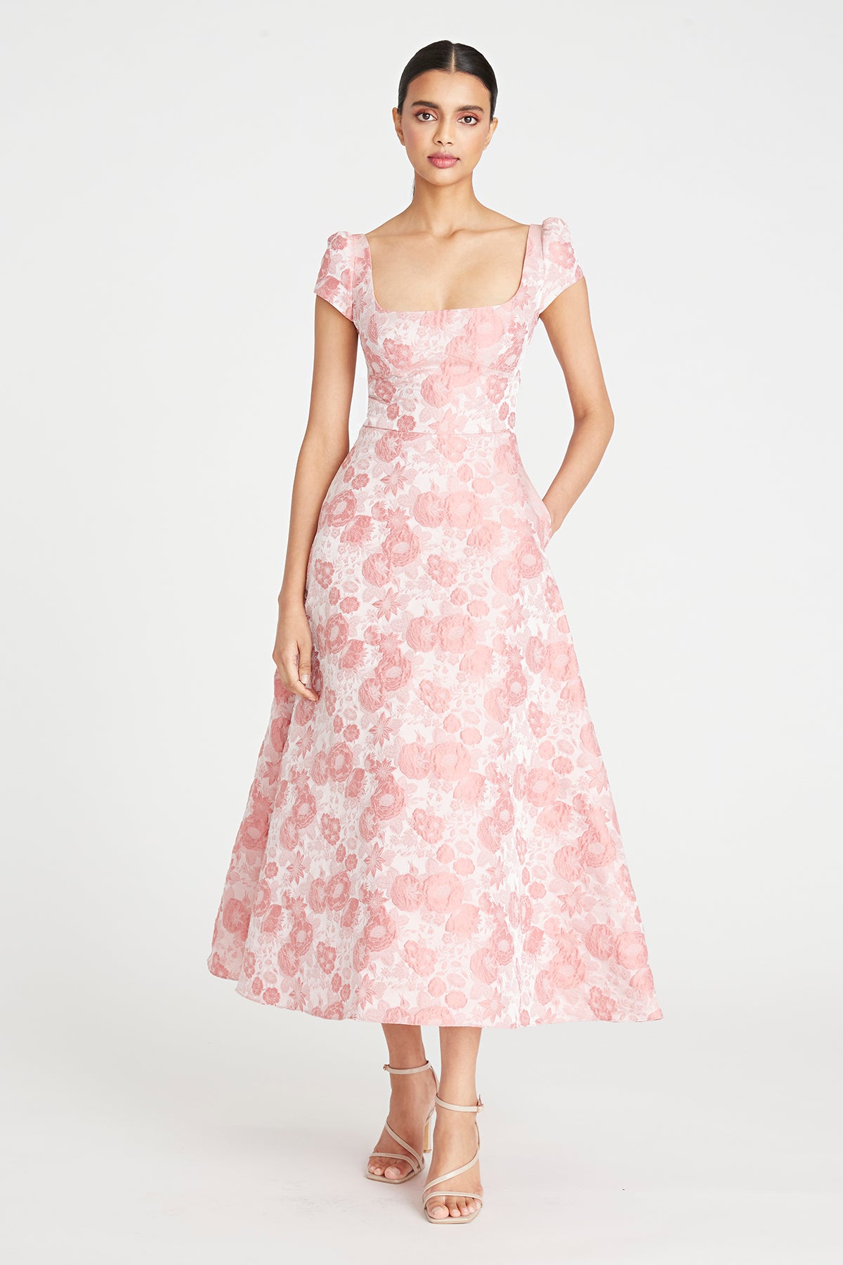 Ciera Cap Sleeve Dress THEIA Ciera Cap Sleeve Dress THEIA
