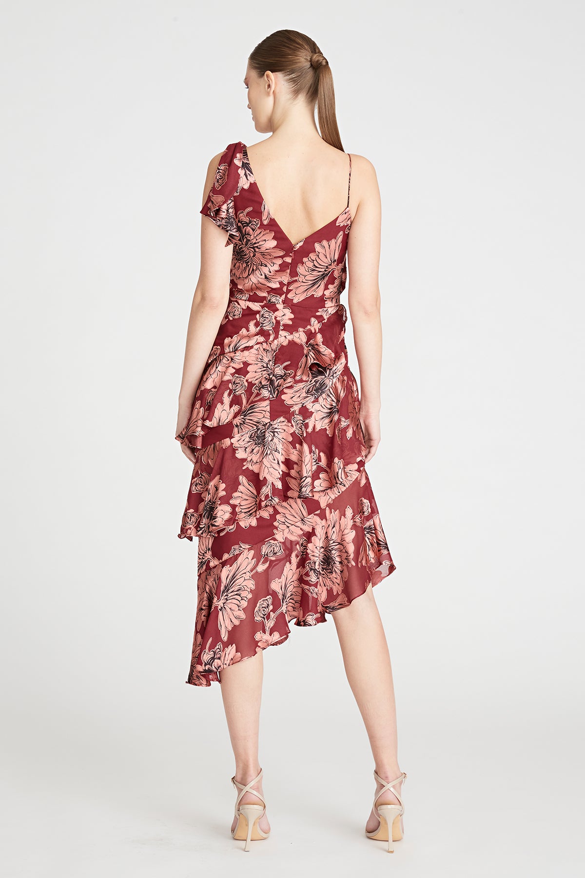 Greta Cowl Cocktail Dress