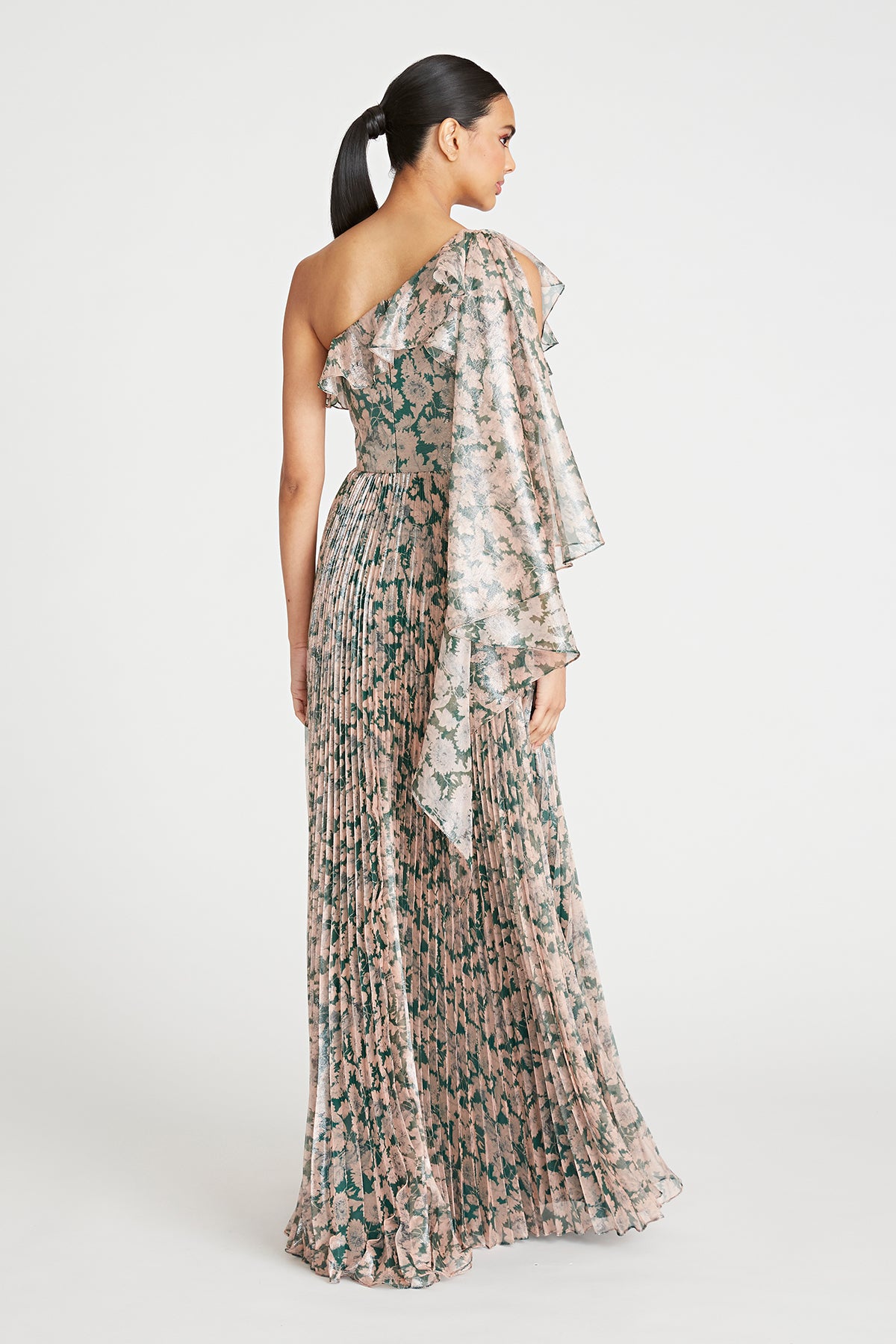 Aurelia Pleated Gown