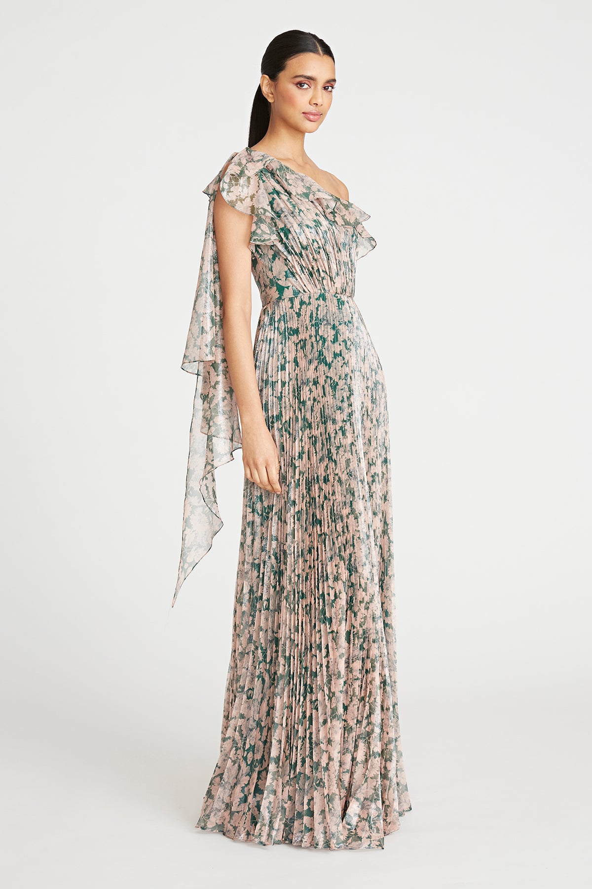 Aurelia Pleated Gown