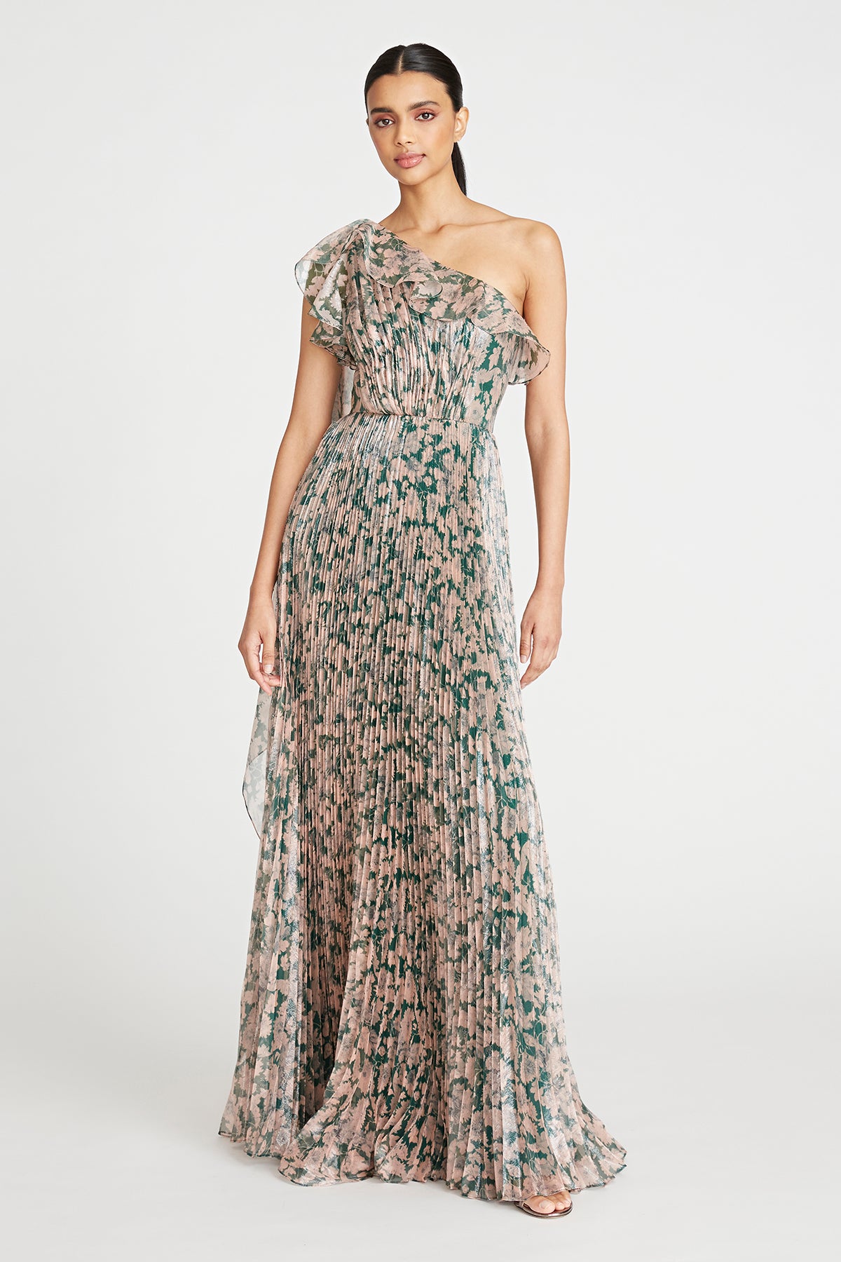 Aurelia Pleated Gown