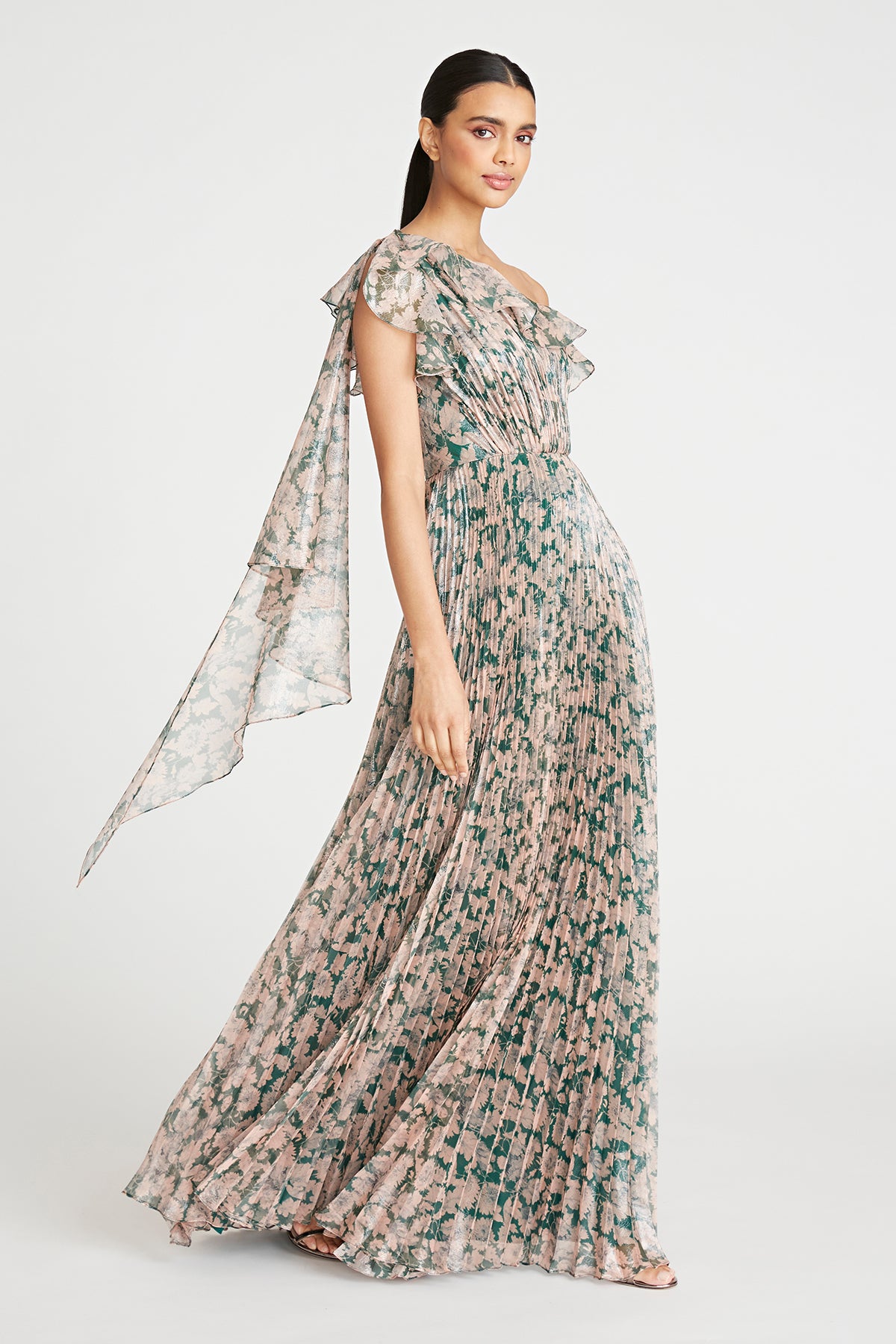 Aurelia Pleated Gown