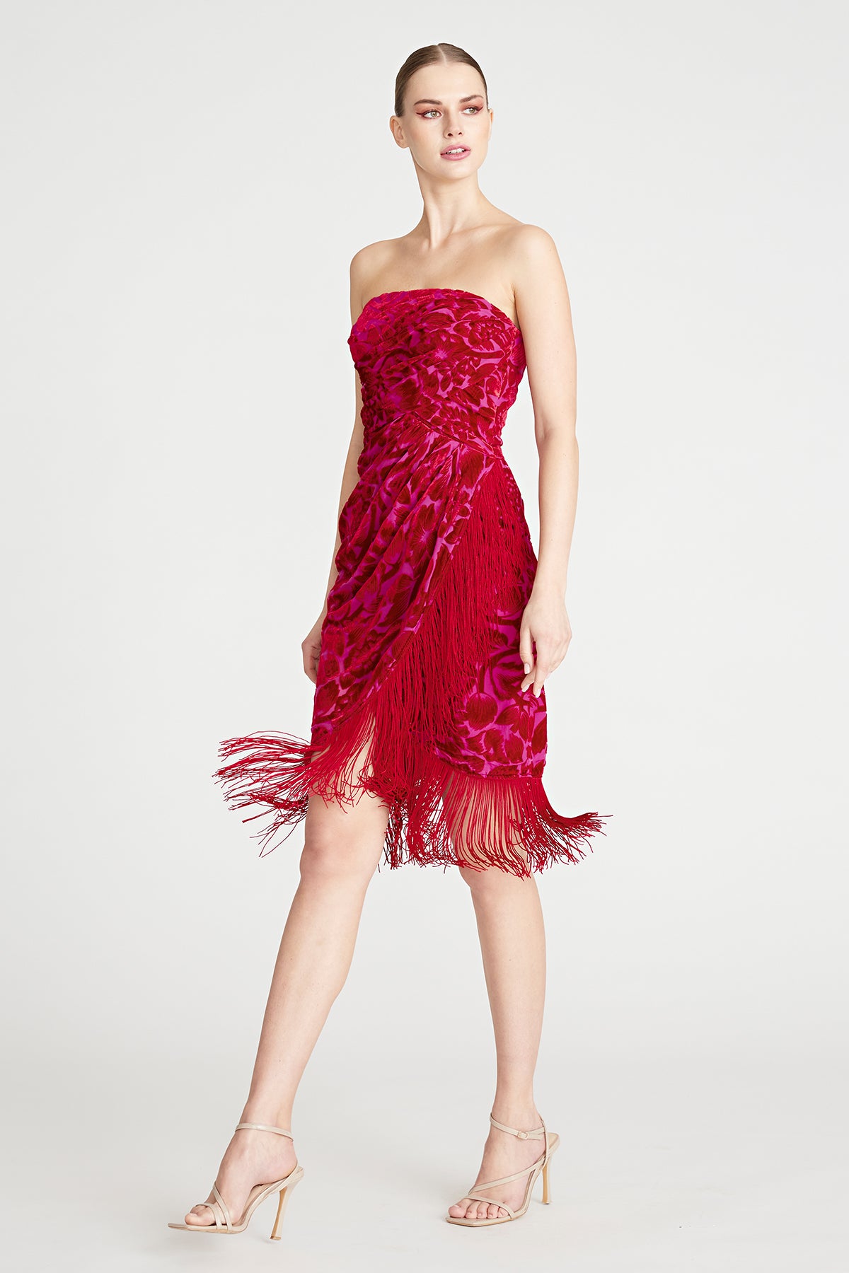 Adina Fringe Cocktail Dress