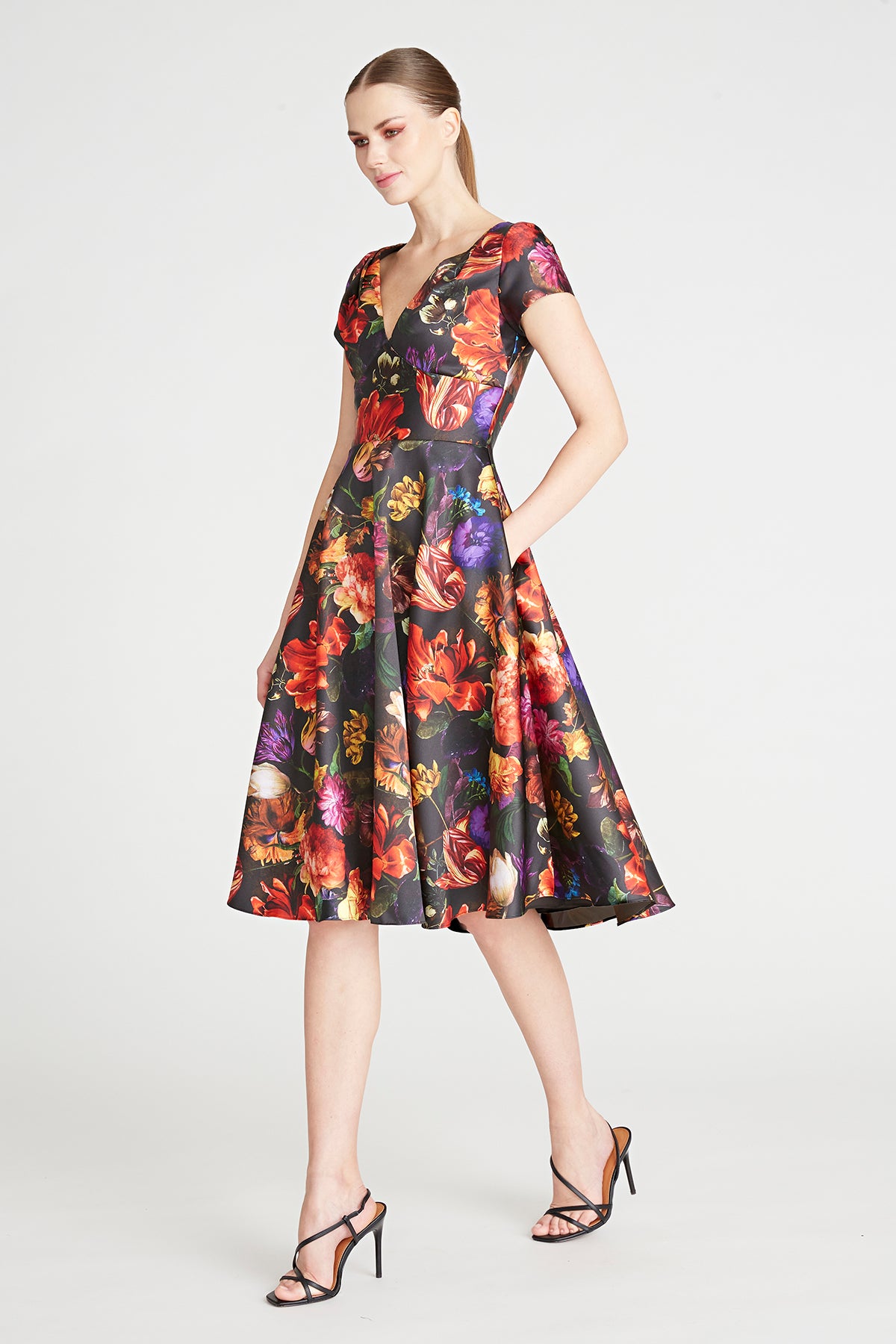 Leilani V Neck Cocktail Dress