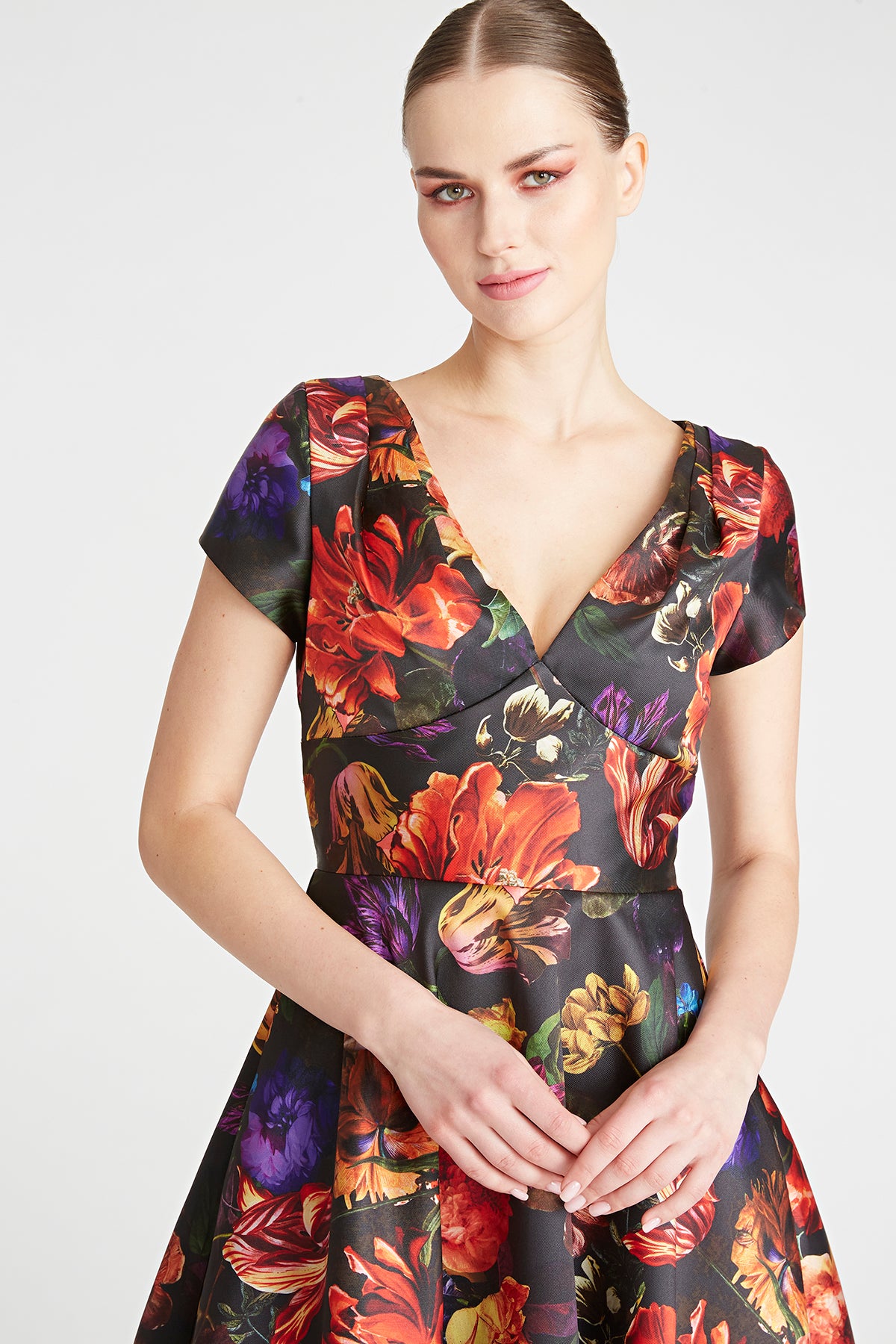 Leilani V Neck Cocktail Dress