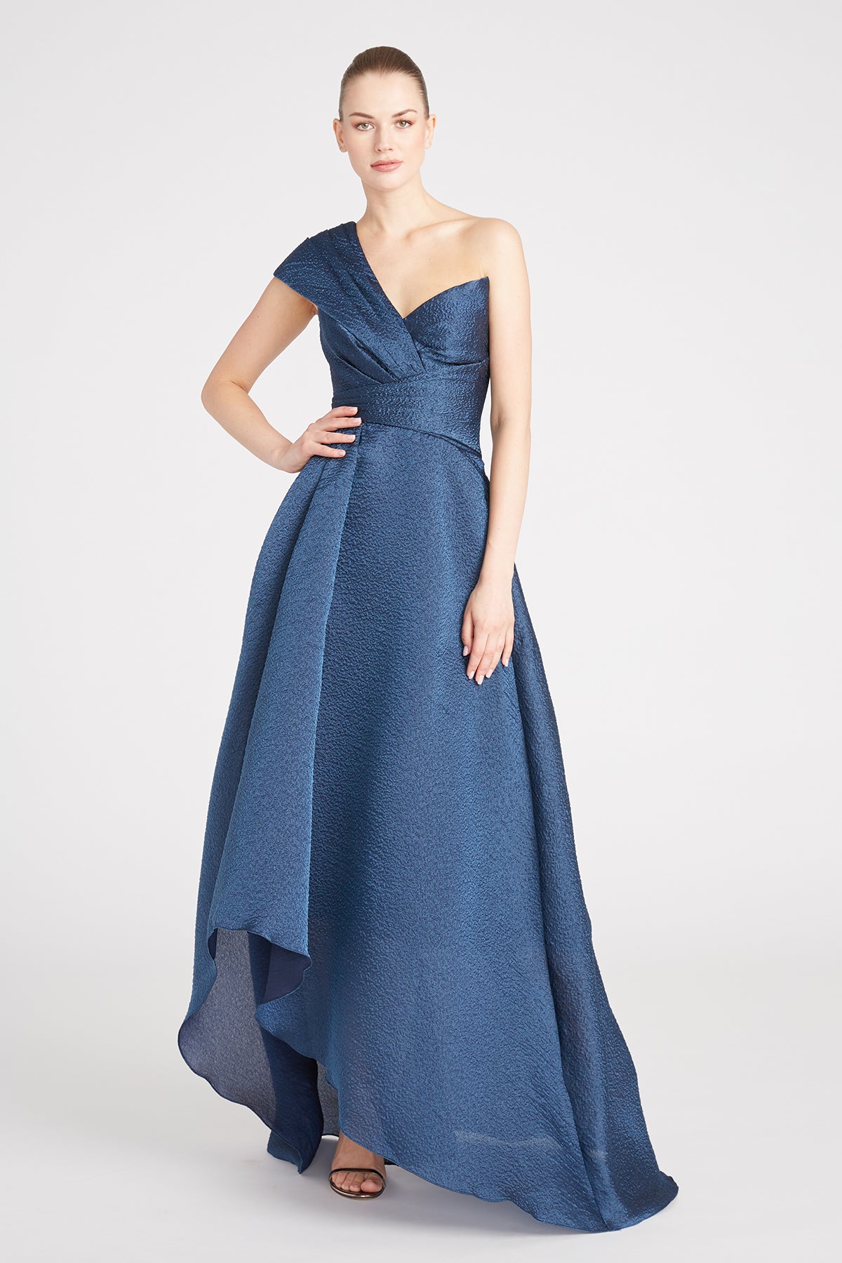 Edith High Low A Line Gown