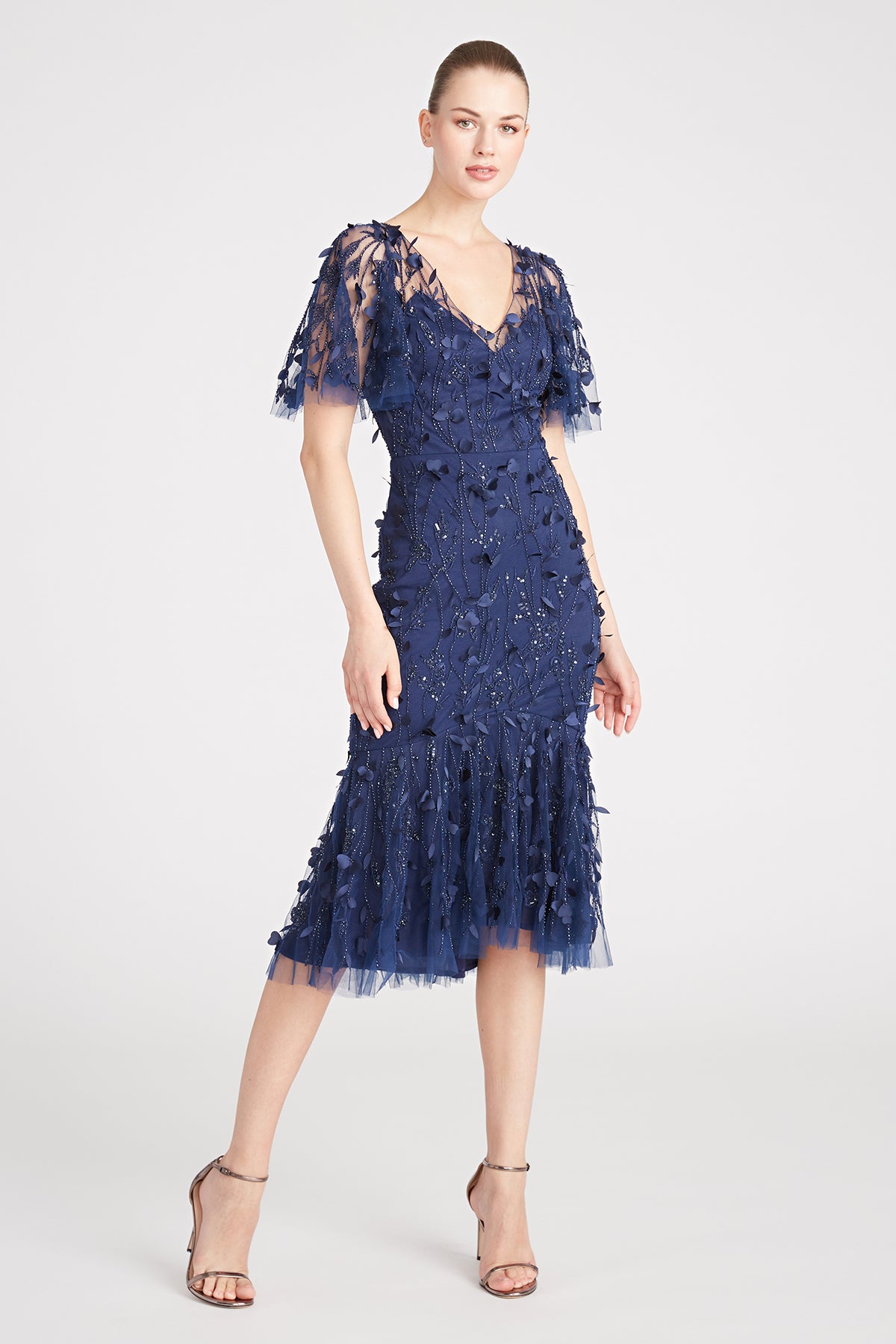 Gretchen Petal Cocktail Dress THEIA Gretchen Petal Cocktail Dress THEIA