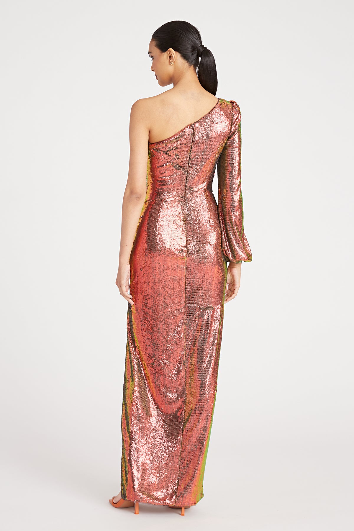 Myra One Shoulder Sequin Gown THEIA Myra One Shoulder Sequin Gown THEIA