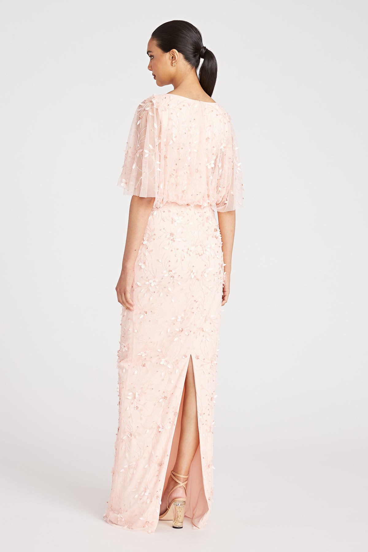 Romina Beaded Petal Gown THEIA Romina Beaded Petal Gown THEIA