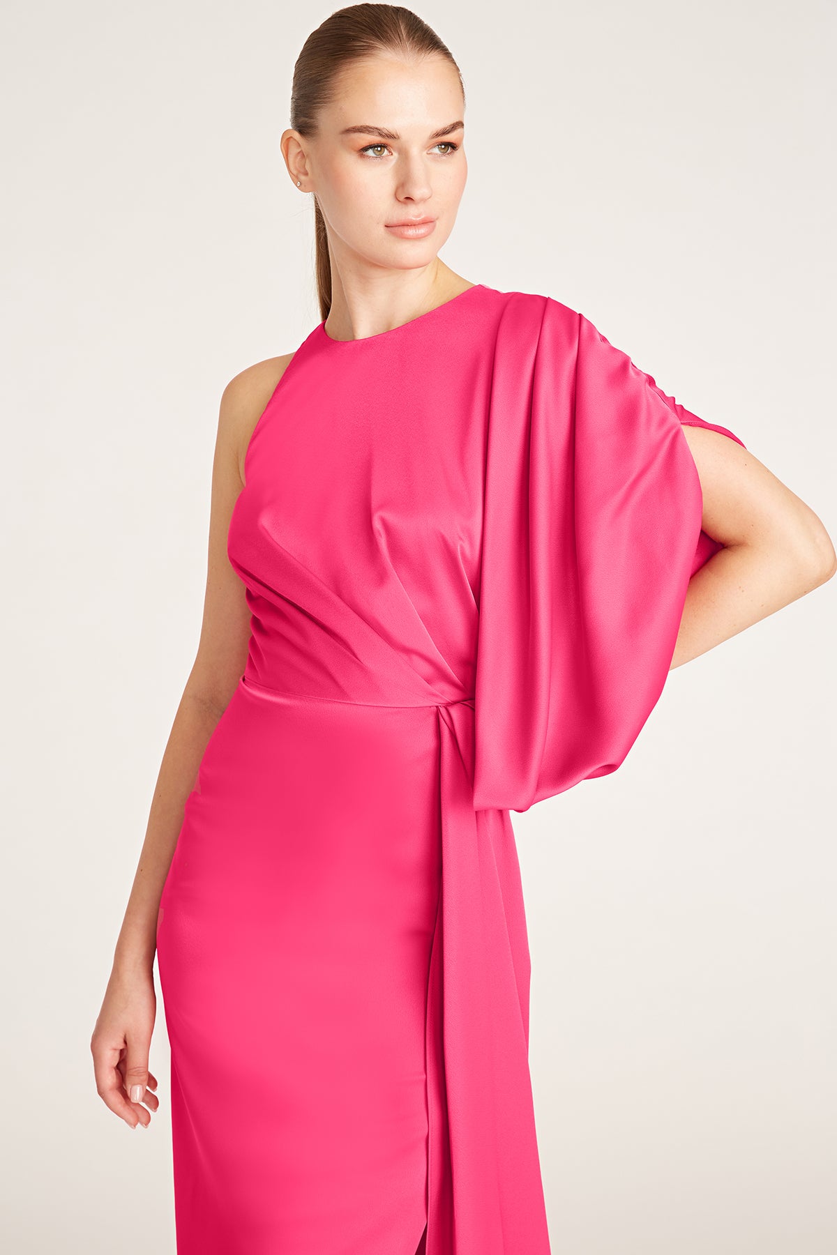Nicole Draped Cocktail Dress