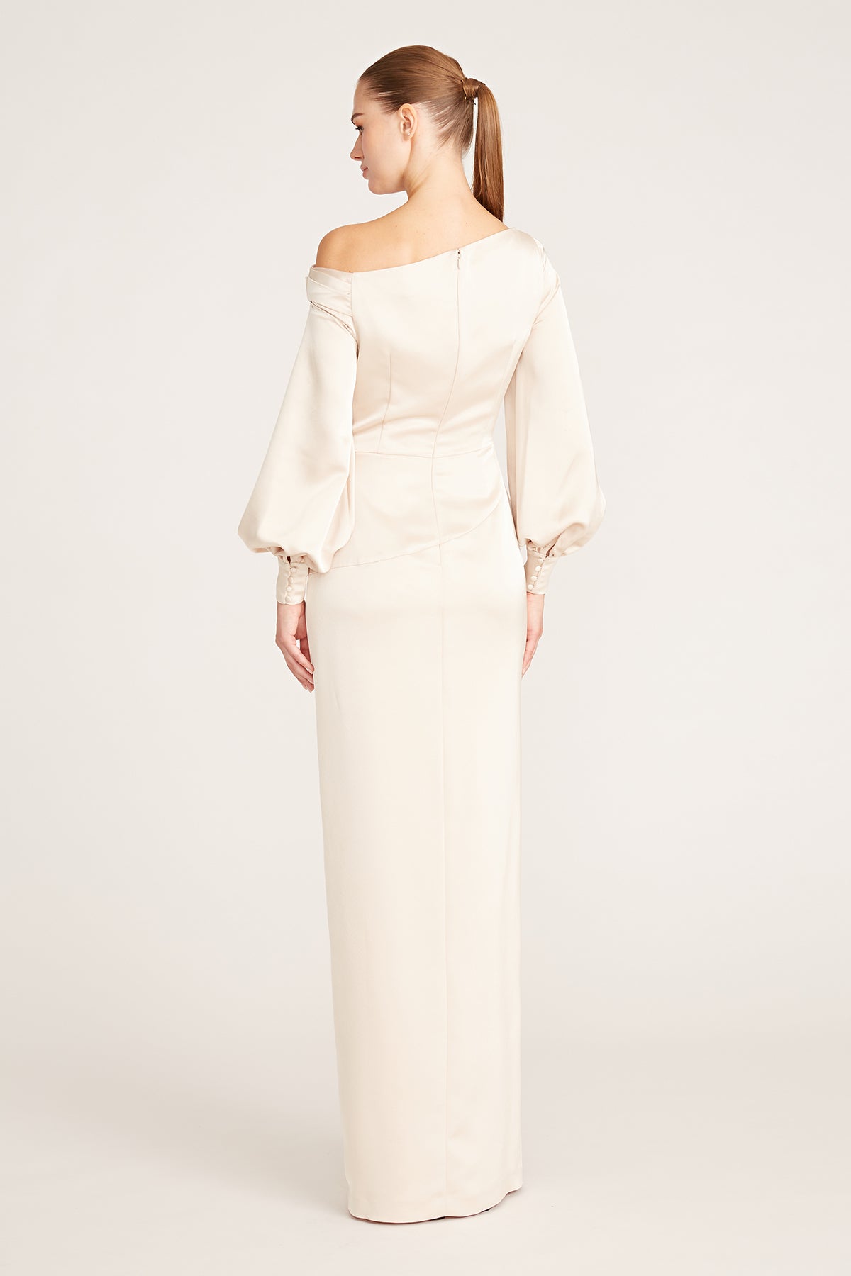 Sylvie Bishop Sleeve Gown THEIA Sylvie Bishop Sleeve Gown THEIA