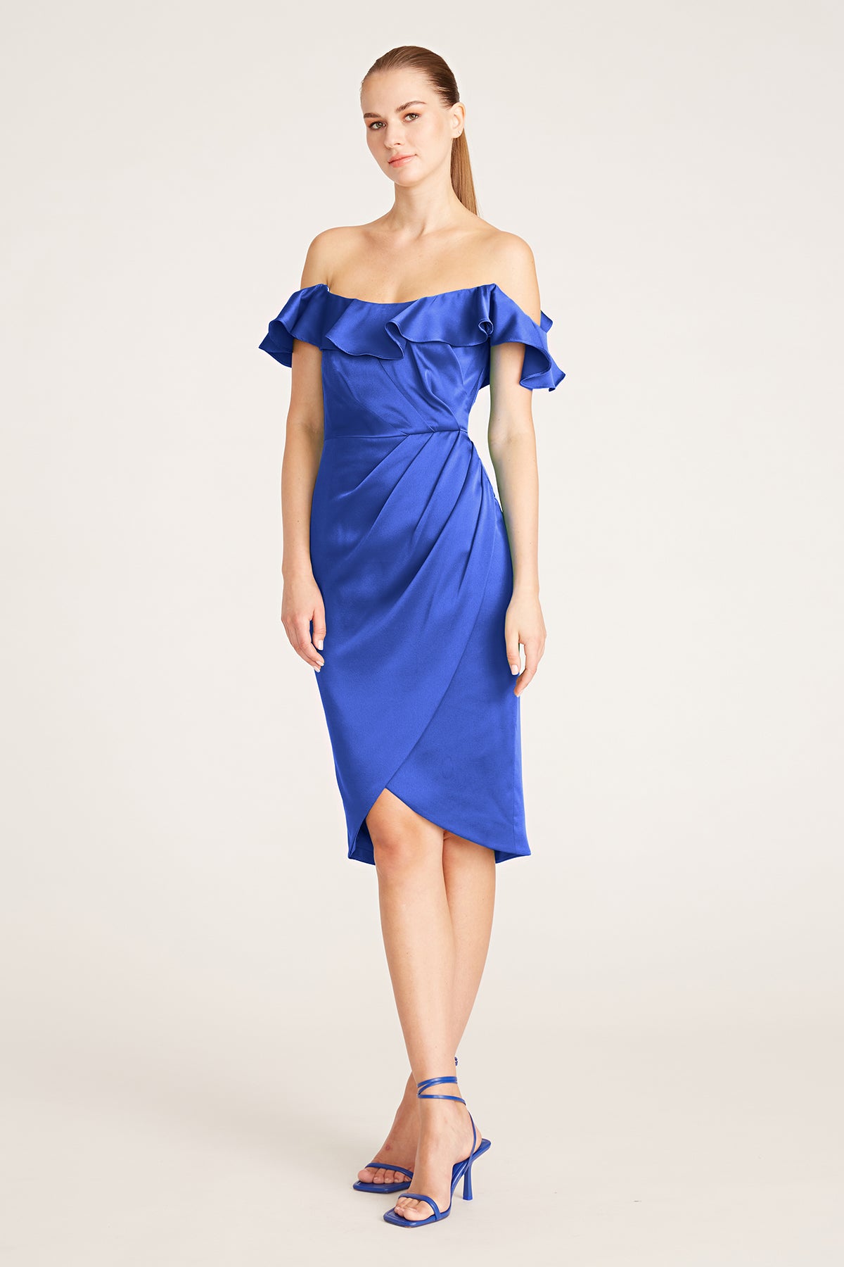Odessa Strapless Ruffle Dress