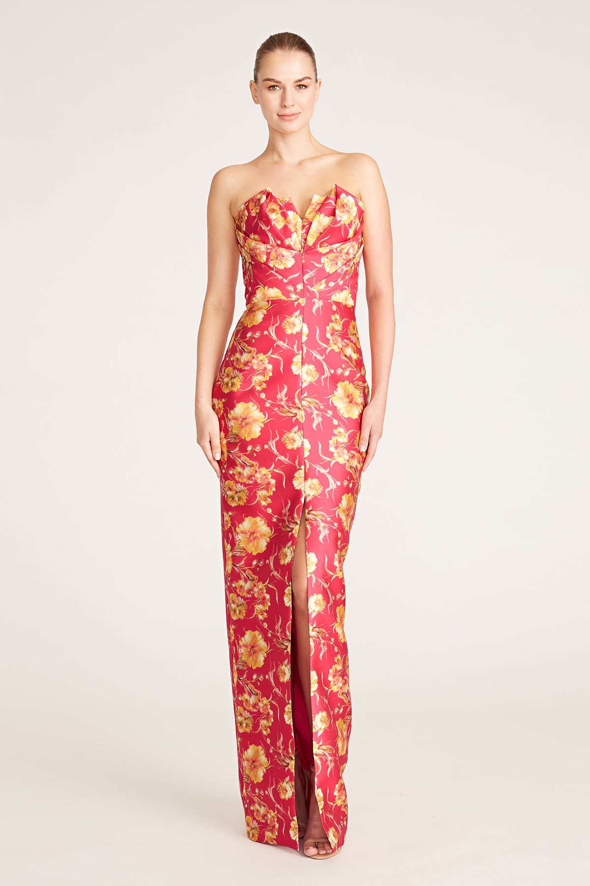 Ariellah Strapless Mikado Gown