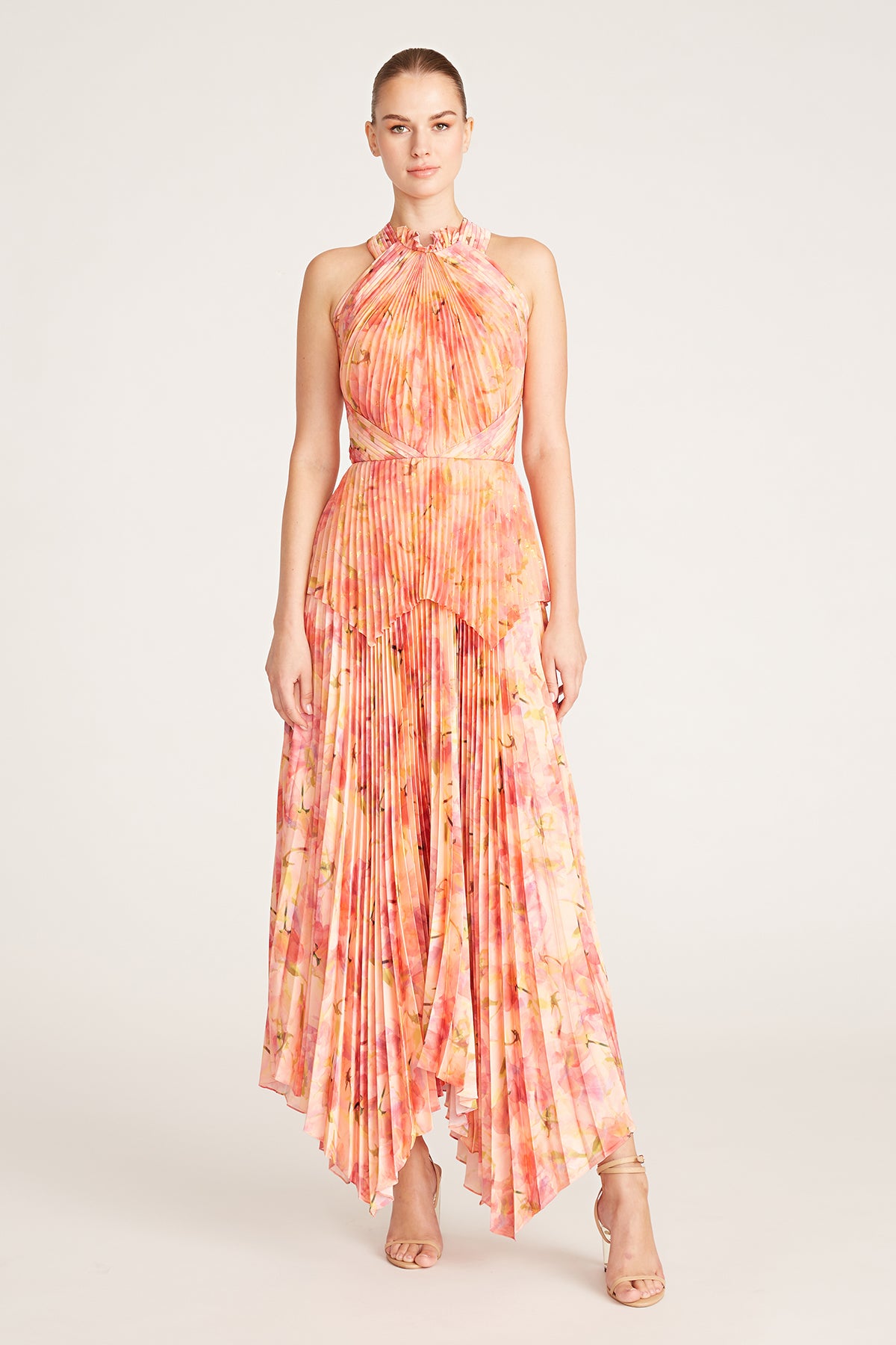 Saige Pleated Cocktail Dress