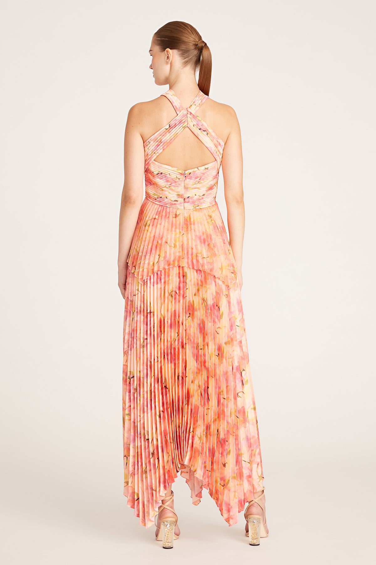 Saige Pleated Cocktail Dress