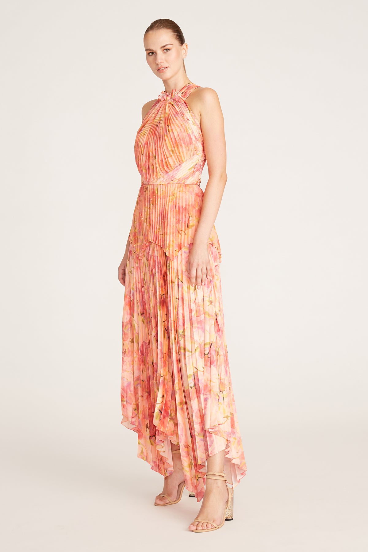Saige Pleated Cocktail Dress