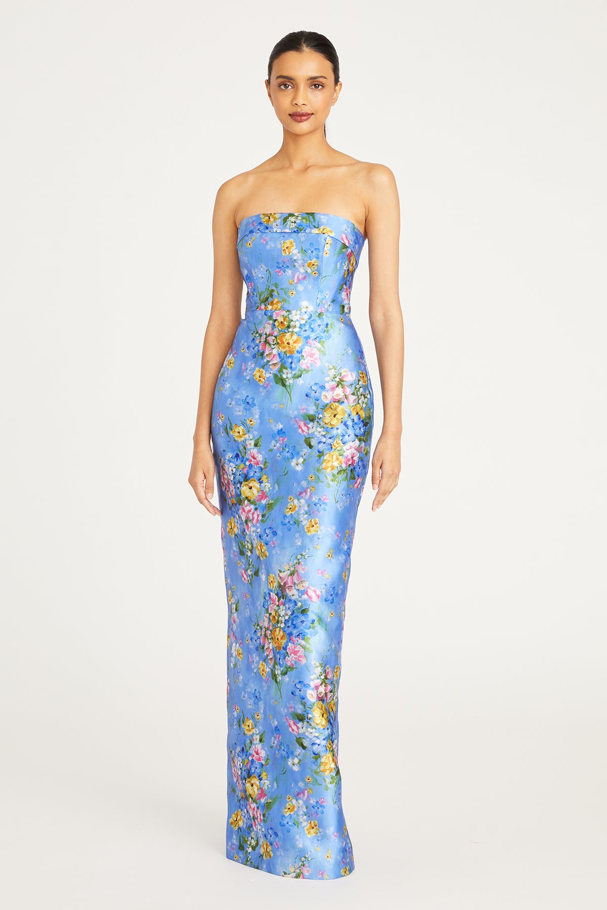 Cassia Strapless Mikado Gown